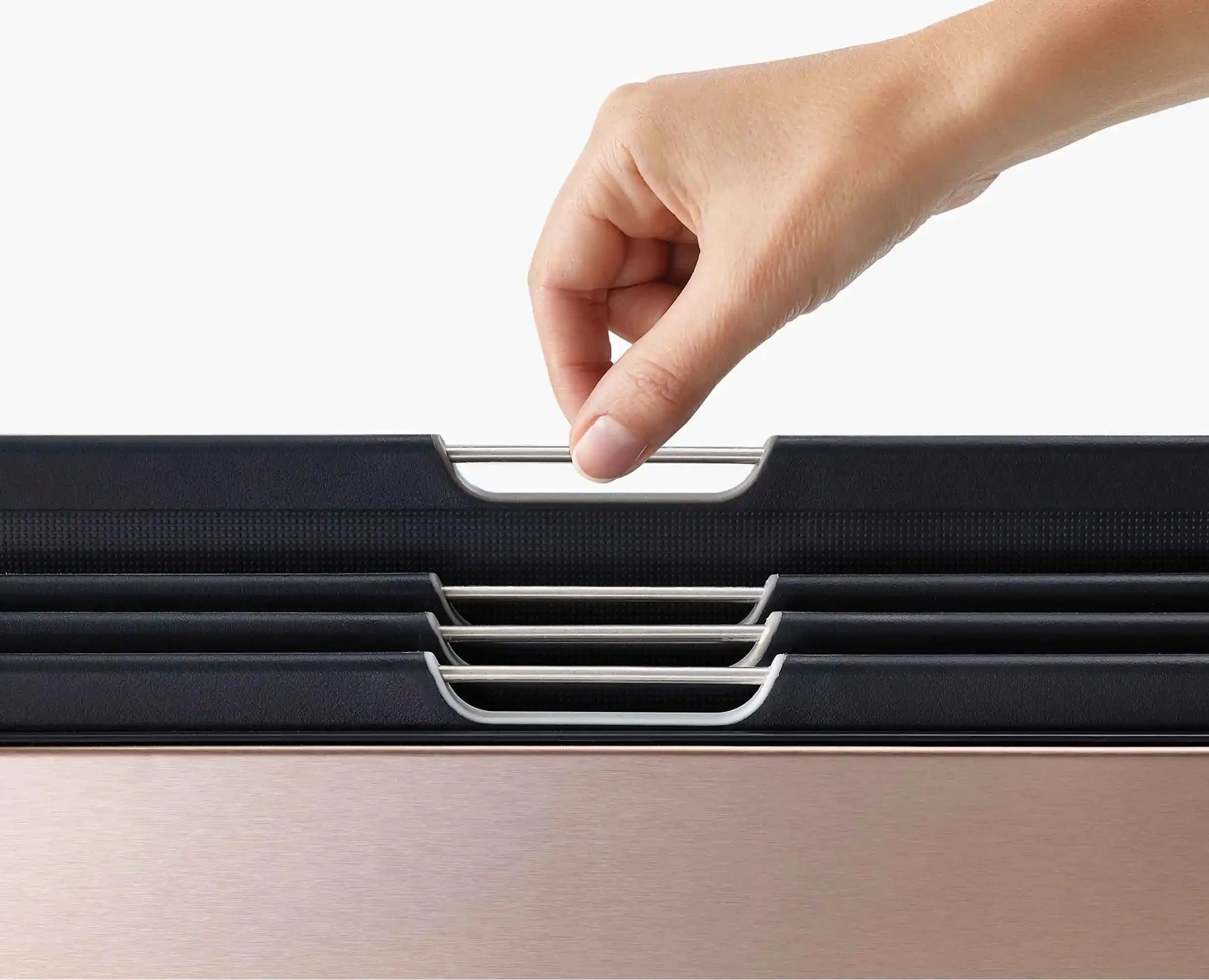 Folio™ Steel 4-piece Chopping Board Set With Rose Gold Stainless-Steel Case - Image 4