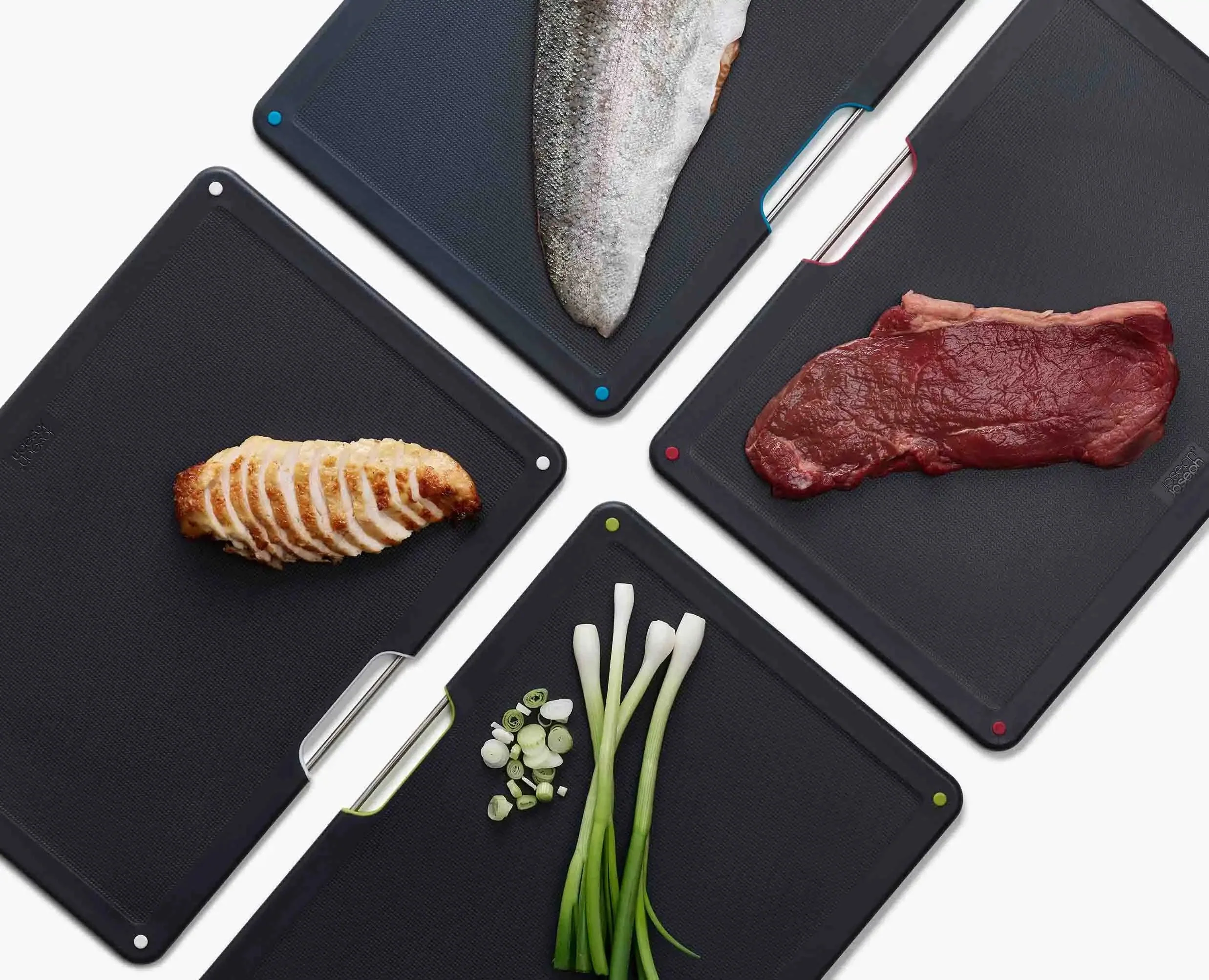 Folio™ Steel 4-piece Chopping Board Set With Stainless-Steel Case - Image 7