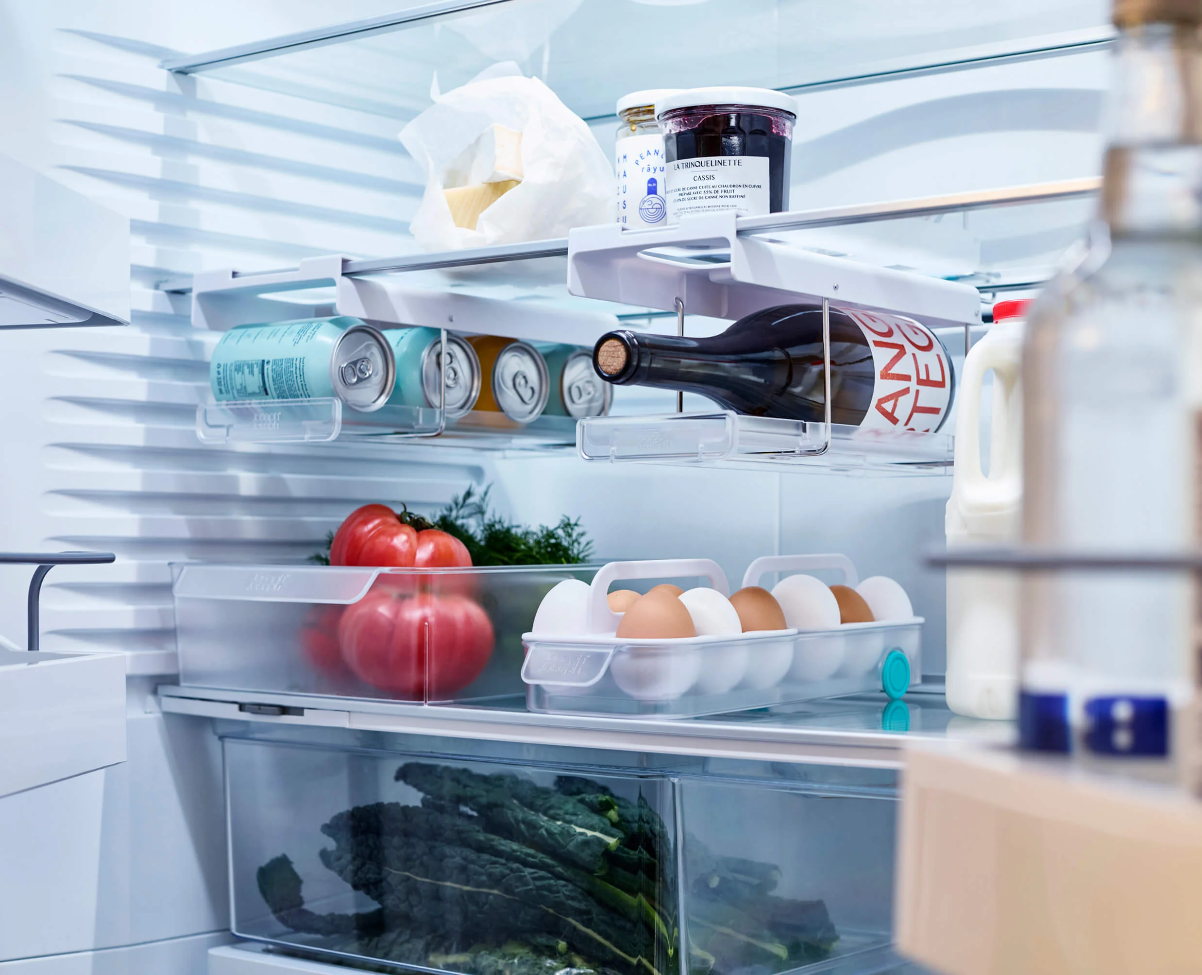 FridgeStore™ Under-Shelf Bottle Holder & Can Dispenser - Image 2