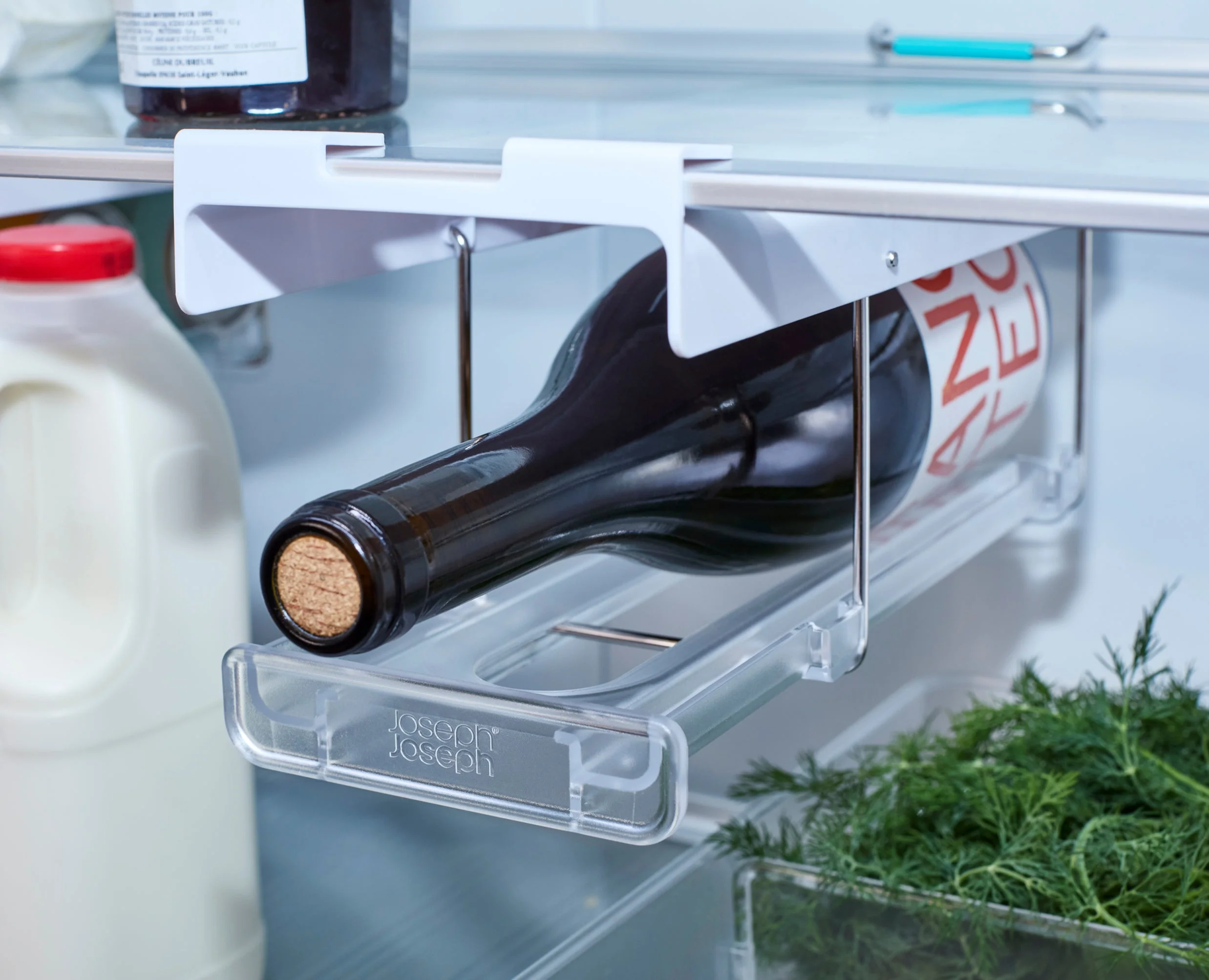 FridgeStore™ Under-Shelf Bottle Holder & Can Dispenser - Image 5
