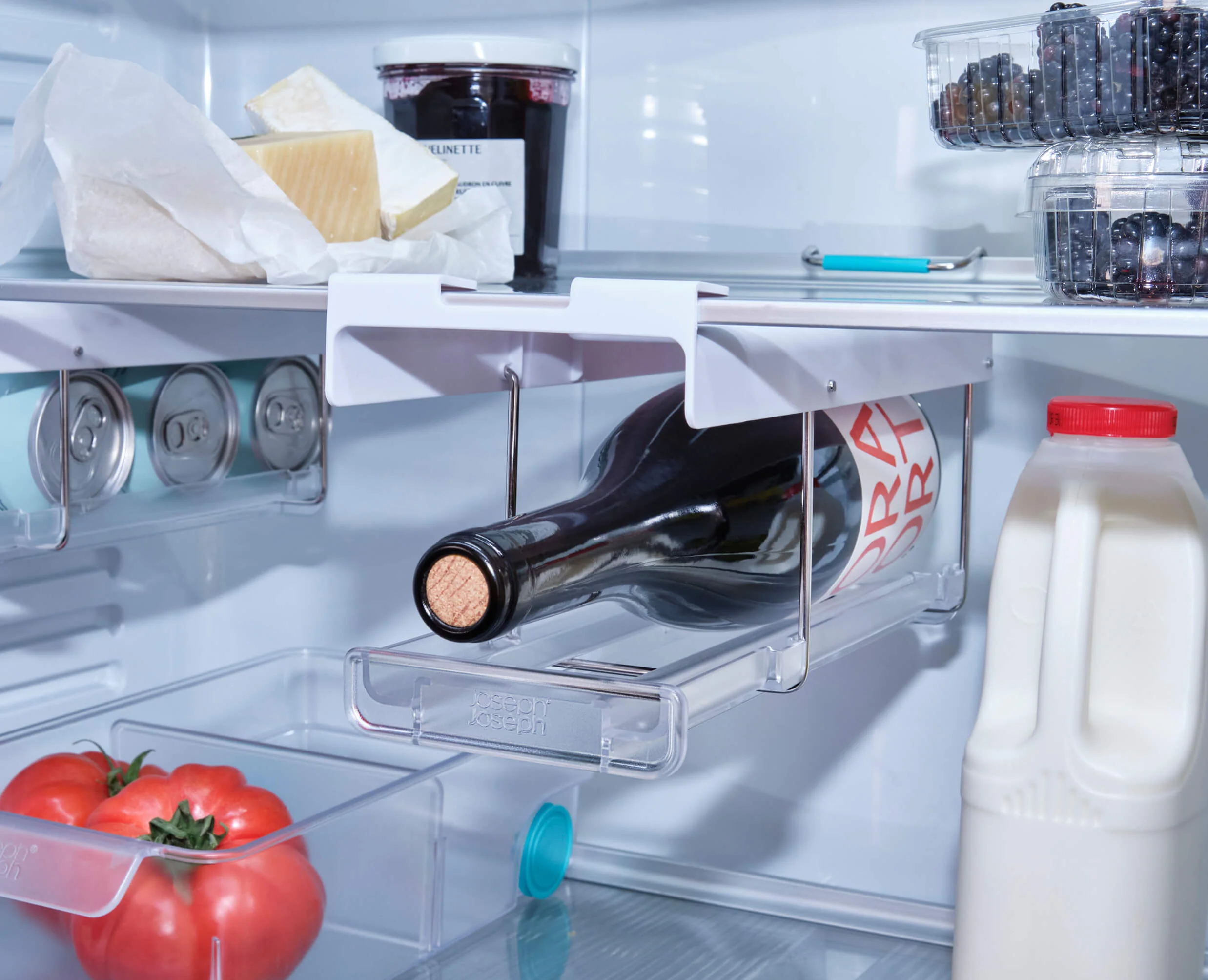 FridgeStore™ Under-Shelf Collapsible Bottle Holder - Image 2