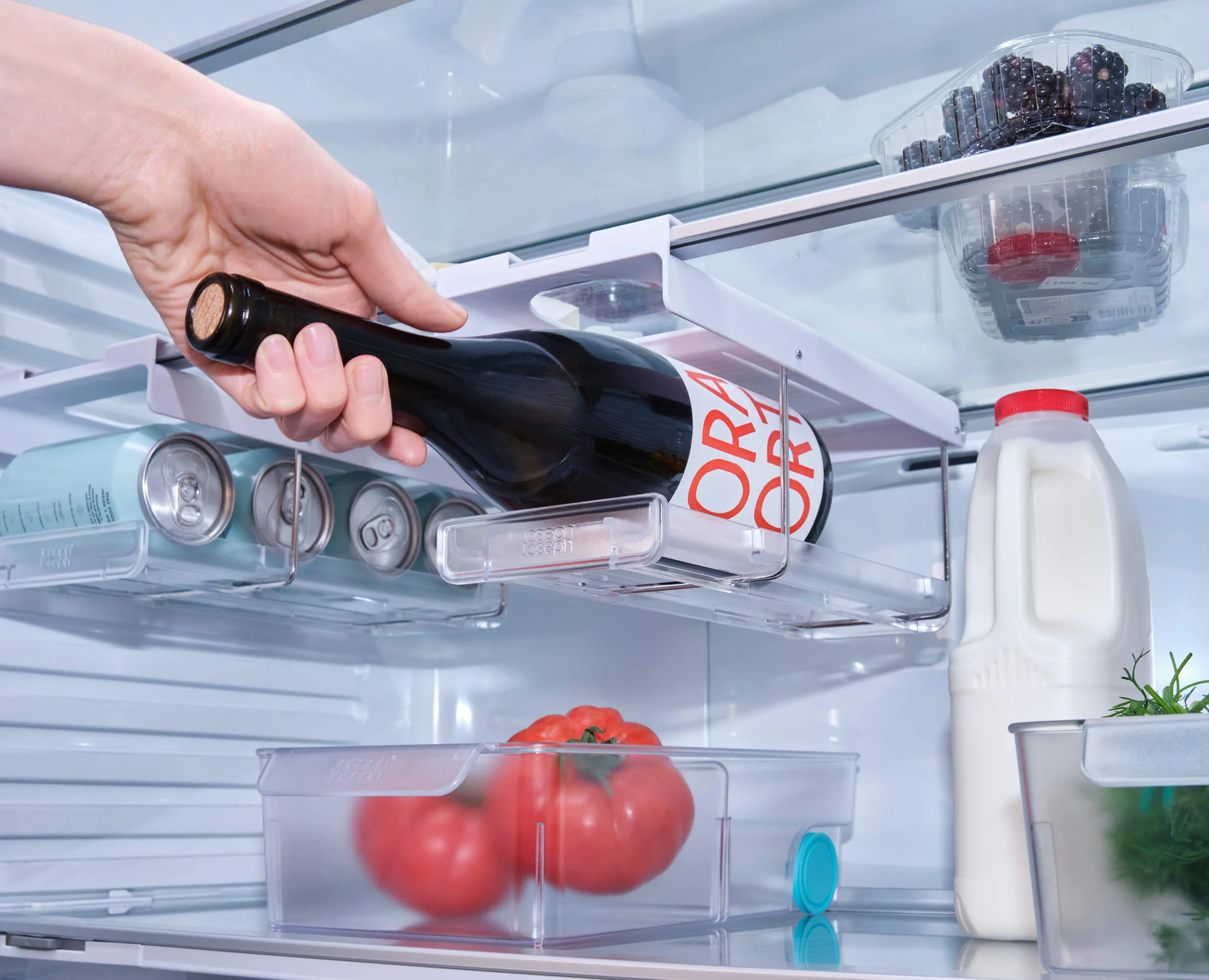 FridgeStore™ Under-Shelf Collapsible Bottle Holder - Image 3