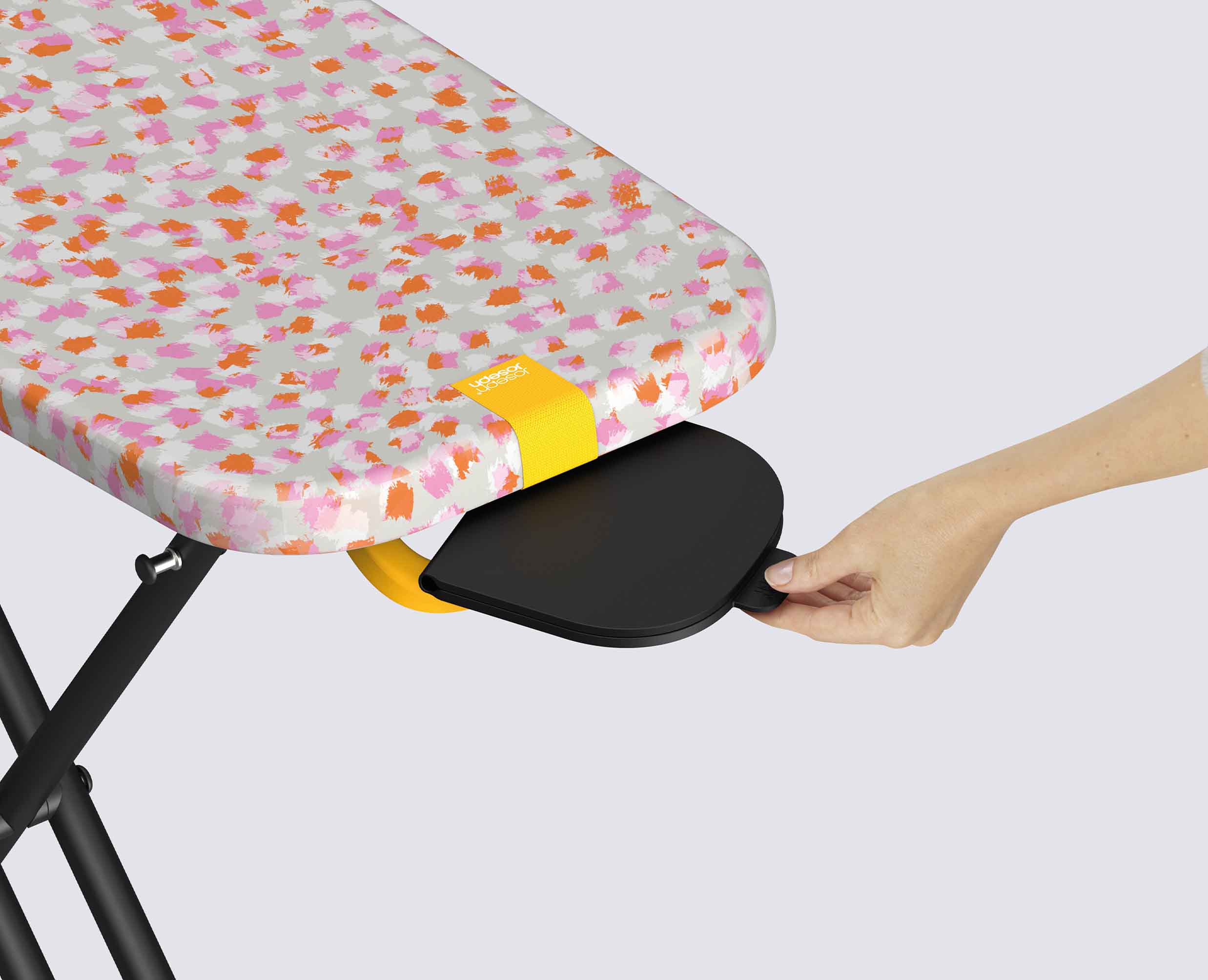 Glide Compact 110cm Peach Easy-store Ironing Board - Image 5