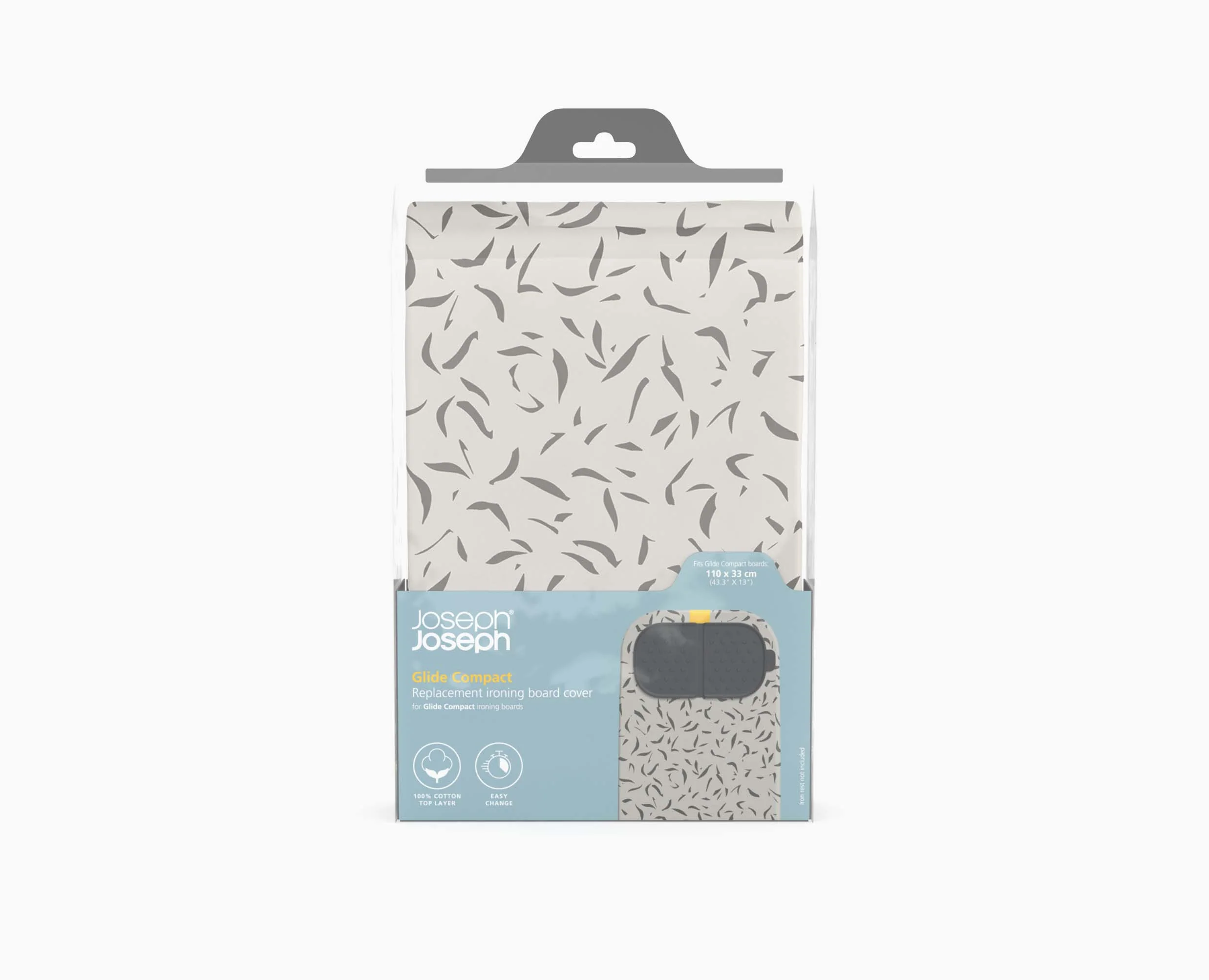Glide Compact Ecru Ironing Board Cover - Image 3