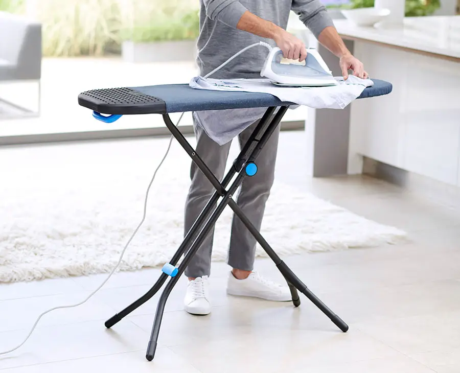 Glide Plus 130cm Blue Easy-store Ironing Board with Advanced Cover - Image 2