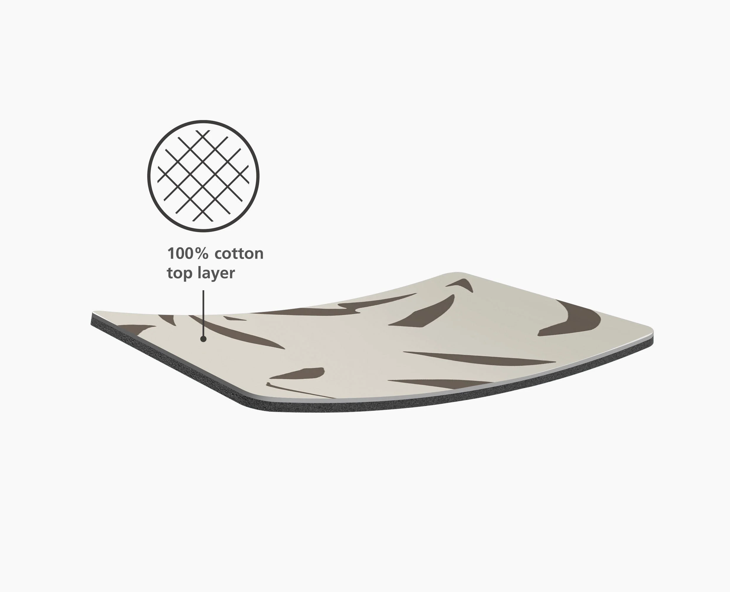 Glide Ecru Ironing Board Cover - Image 6
