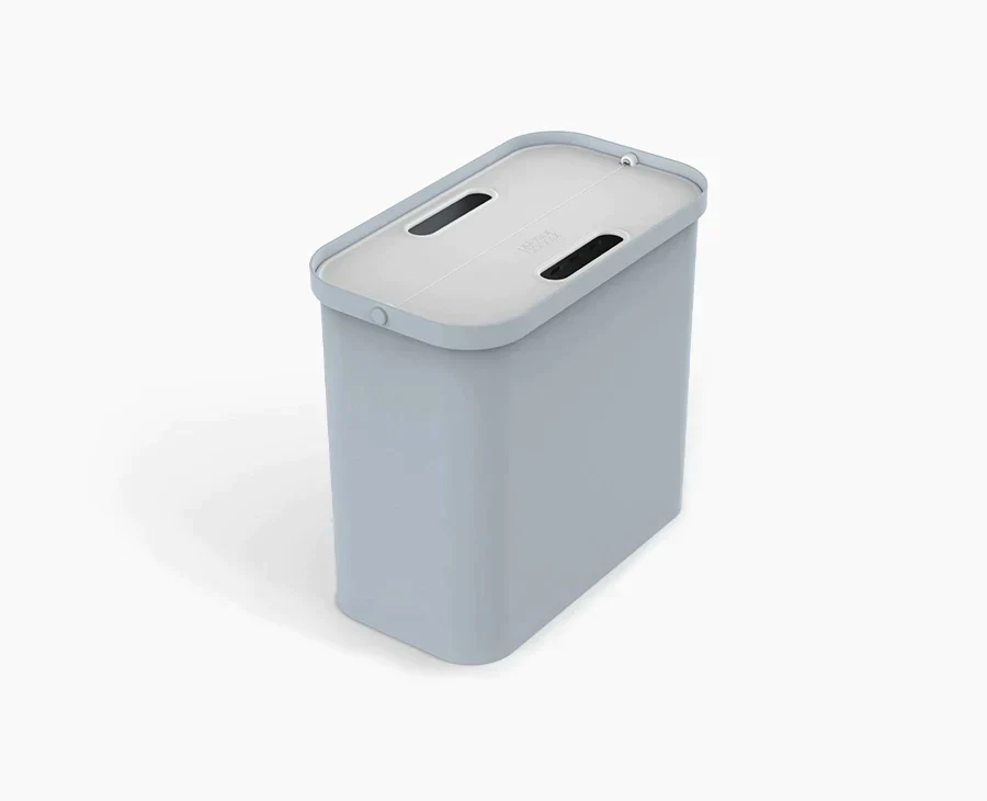 GoRecycle 28L Light Blue Recycling Caddy