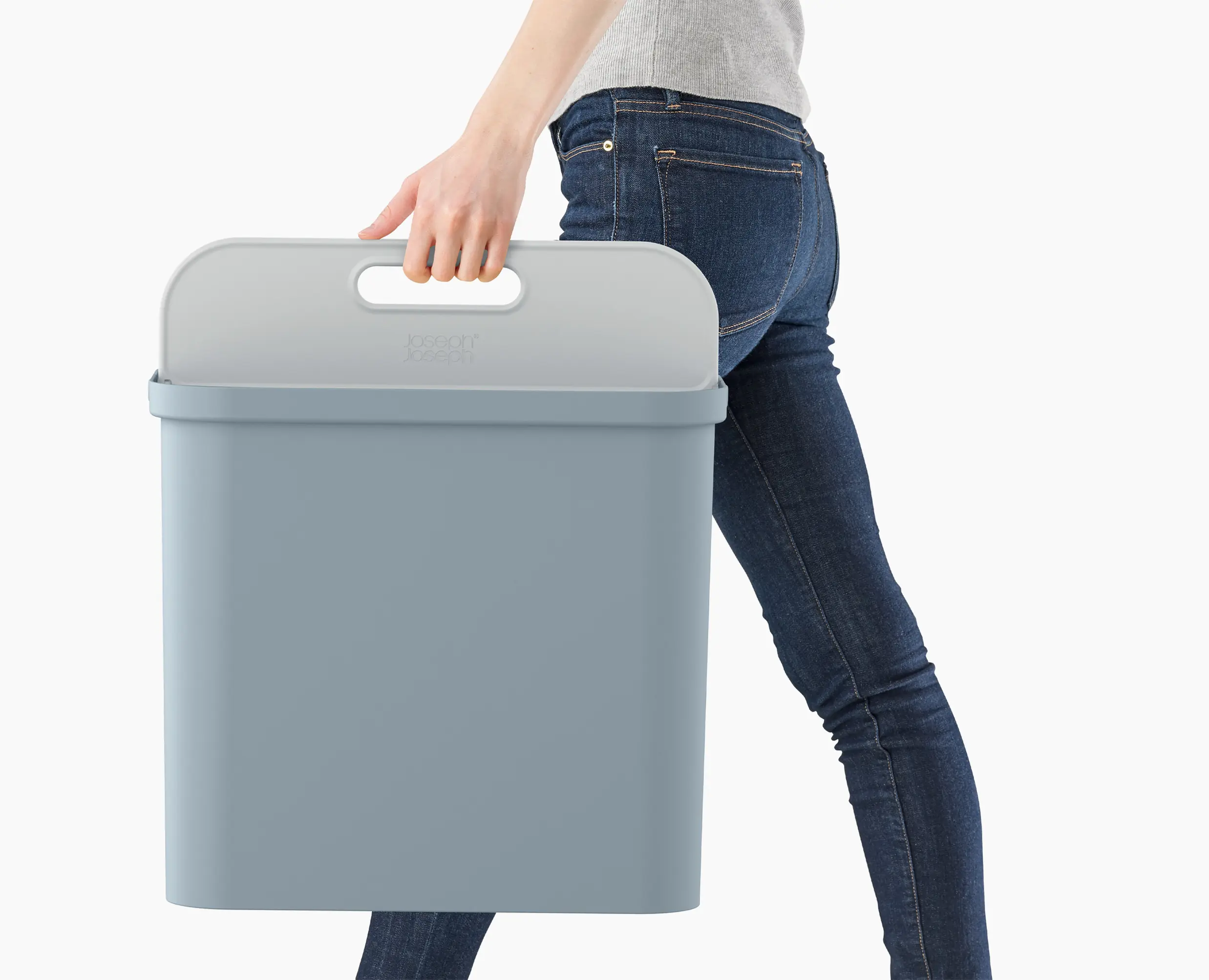 GoRecycle 28L Light Blue Recycling Caddy - Image 6