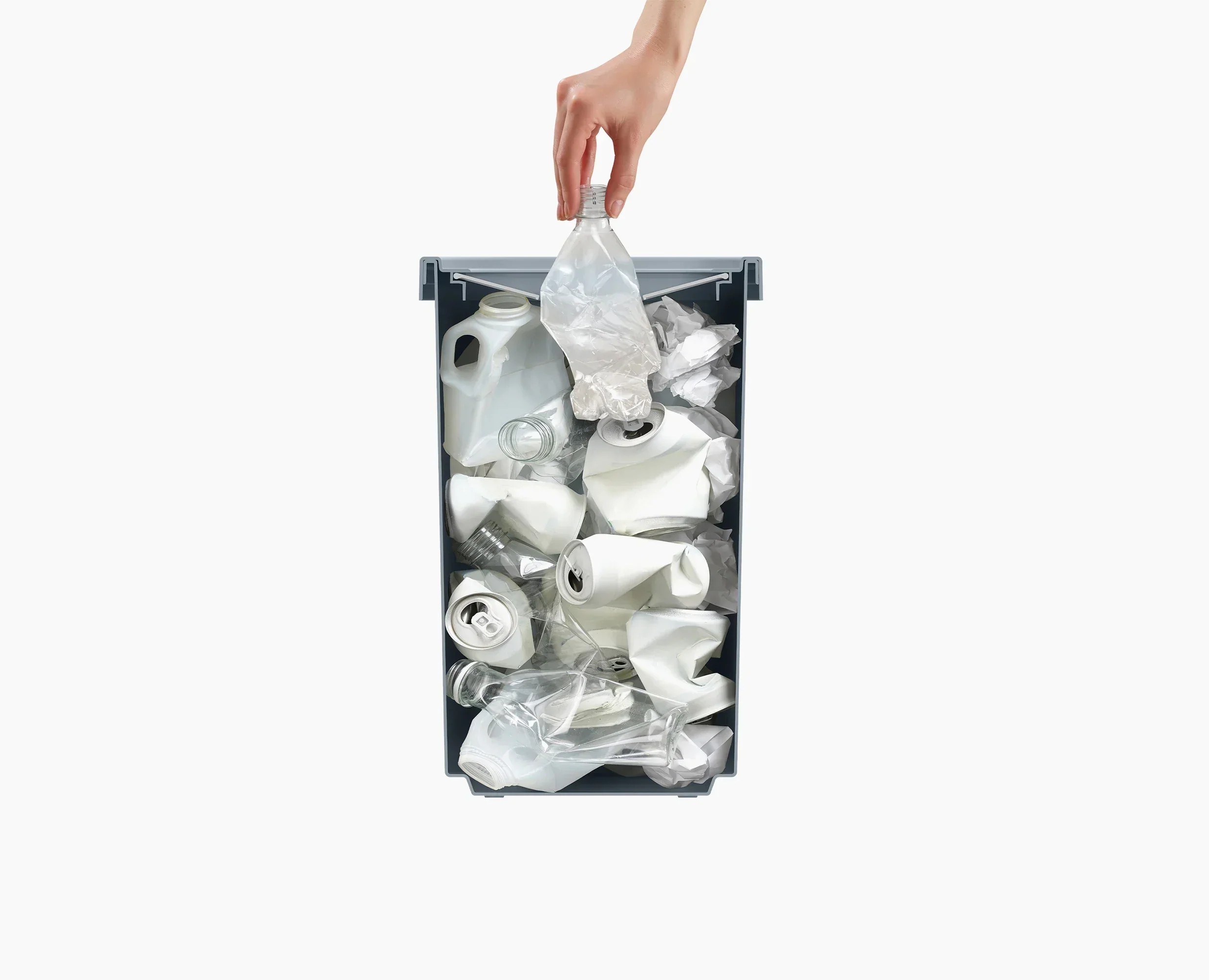 GoRecycle 32L Light Blue Recycling Collector - Image 5