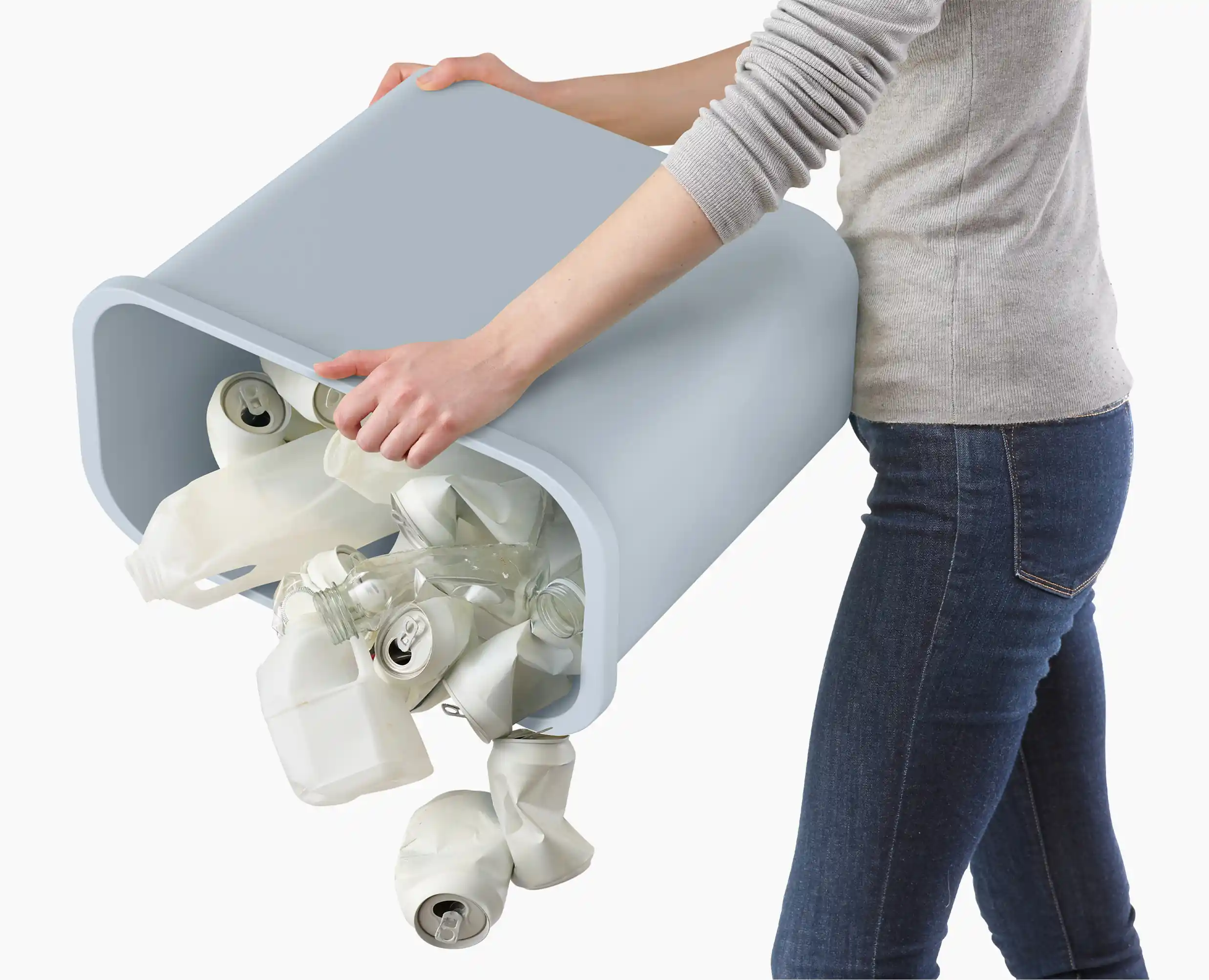 GoRecycle 32L Light Blue Recycling Collector - Image 7