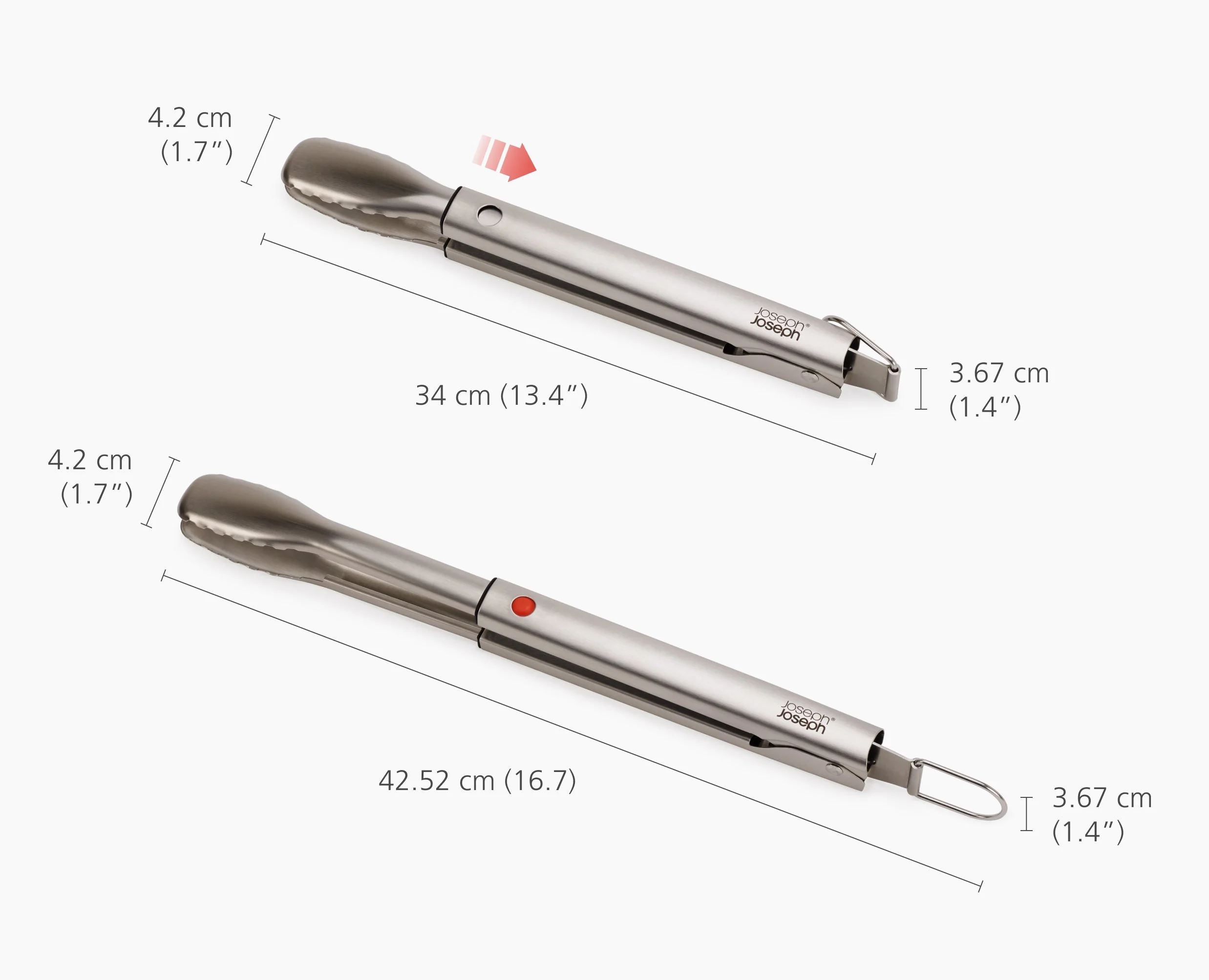 GrillOut™ 2-Piece Stainless-Steel BBQ Turner & Tongs Set - Image 7
