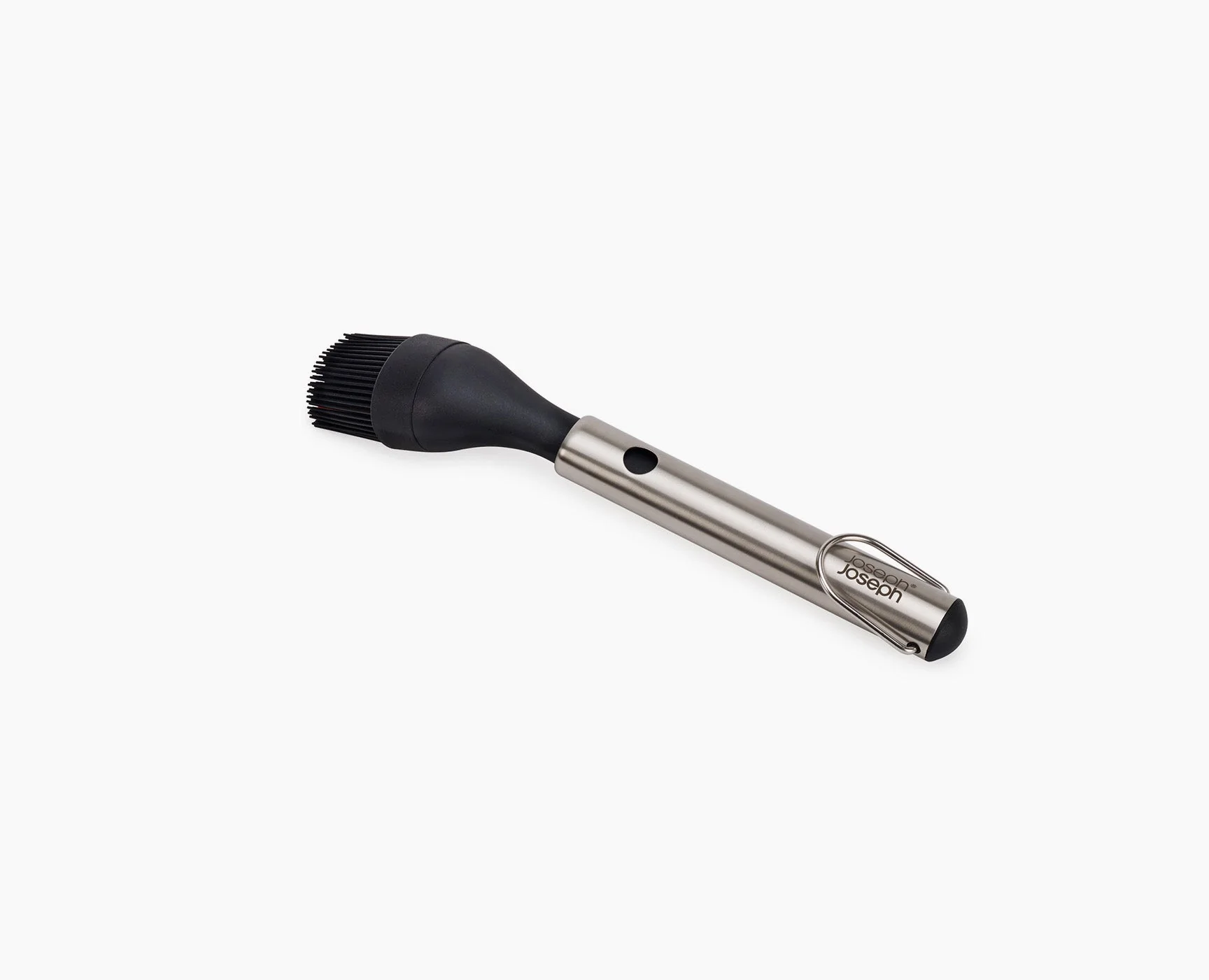 GrillOut™ Black BBQ Silicone Basting Brush with Extending Handle - Image 2