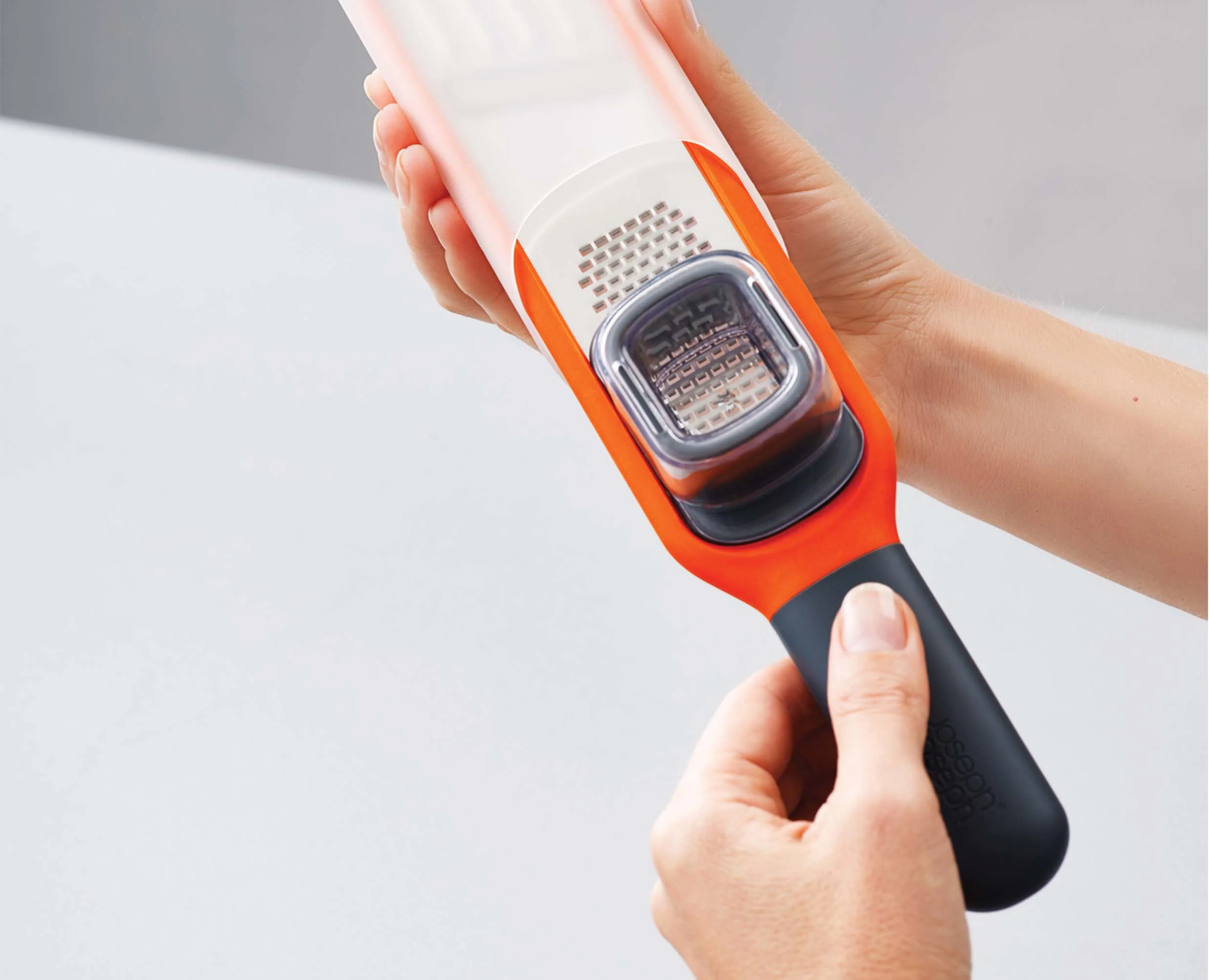Handi-Grate™ Orange 2-in-1 Mini Grater & Slicer - Image 4