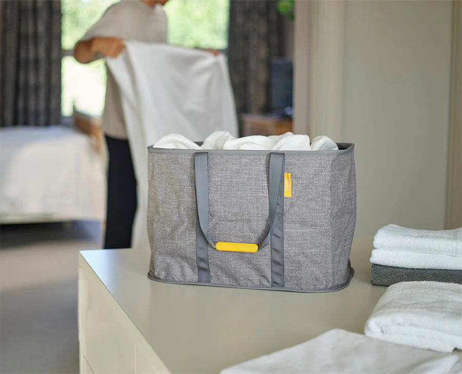 Hold-All™ Max Grey Collapsible 55L Laundry Basket - Image 2