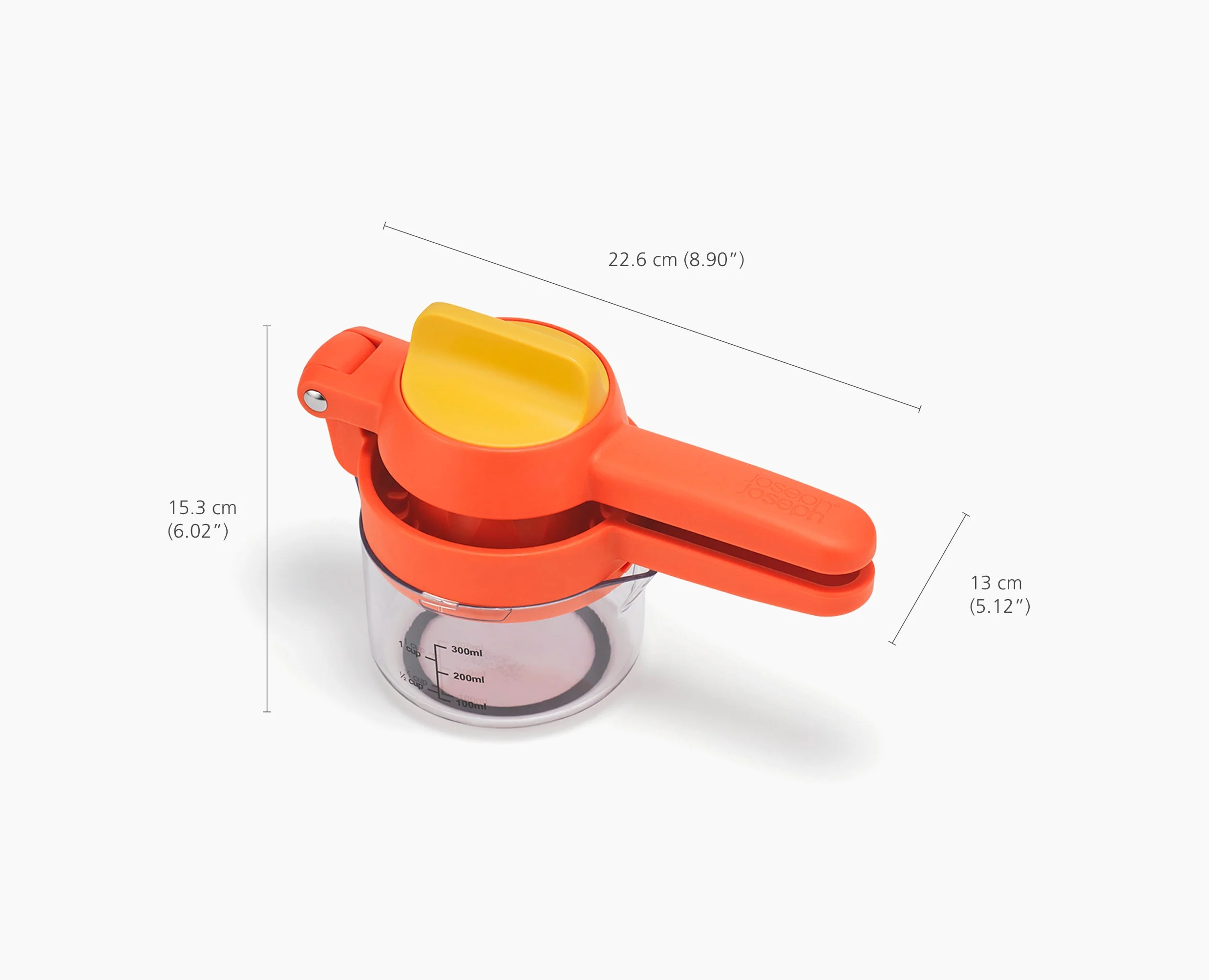 JuiceMax™ Plus Dual-Action Orange Citrus Press with Measuring Cup - Image 7
