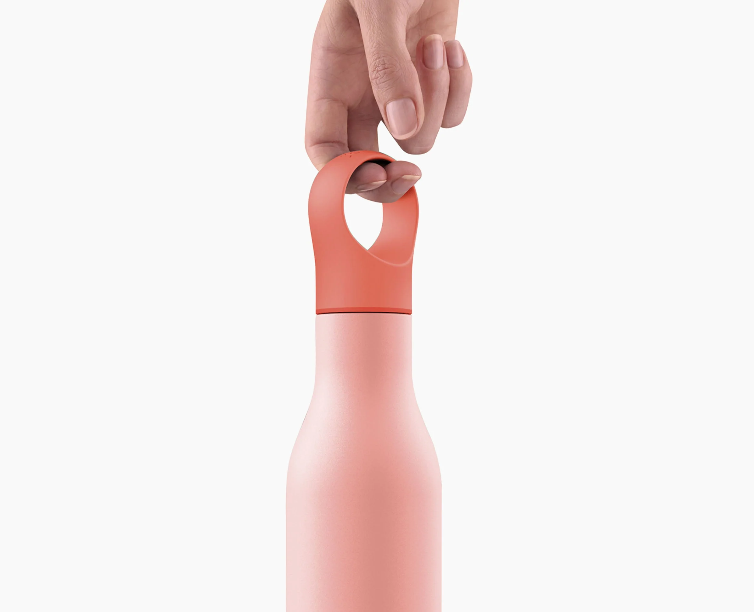 Loop™ 500ml Stainless-steel Coral Vacuum Insulated Water Bottle - Image 4