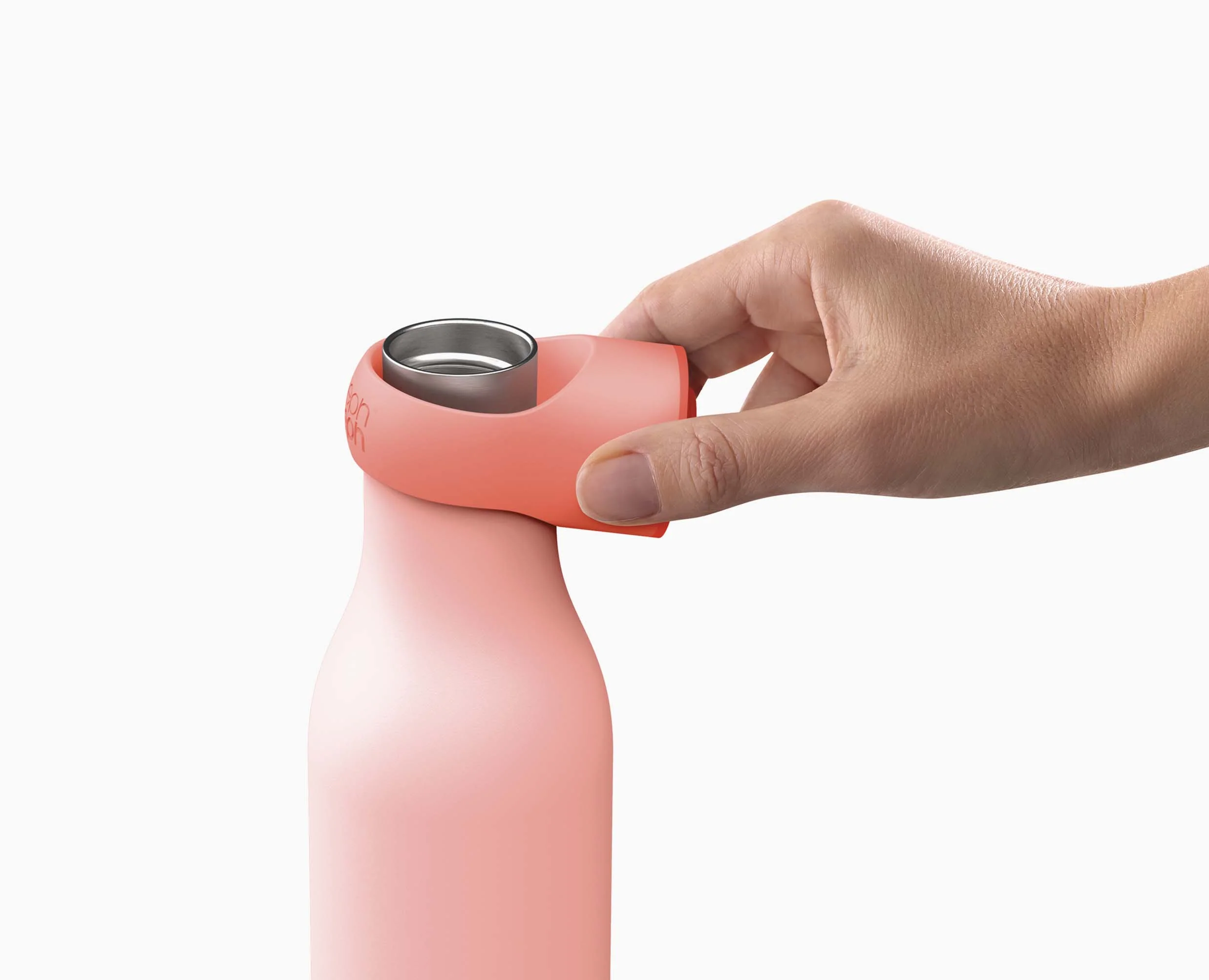 Loop™ 500ml Stainless-steel Coral Vacuum Insulated Water Bottle - Image 5