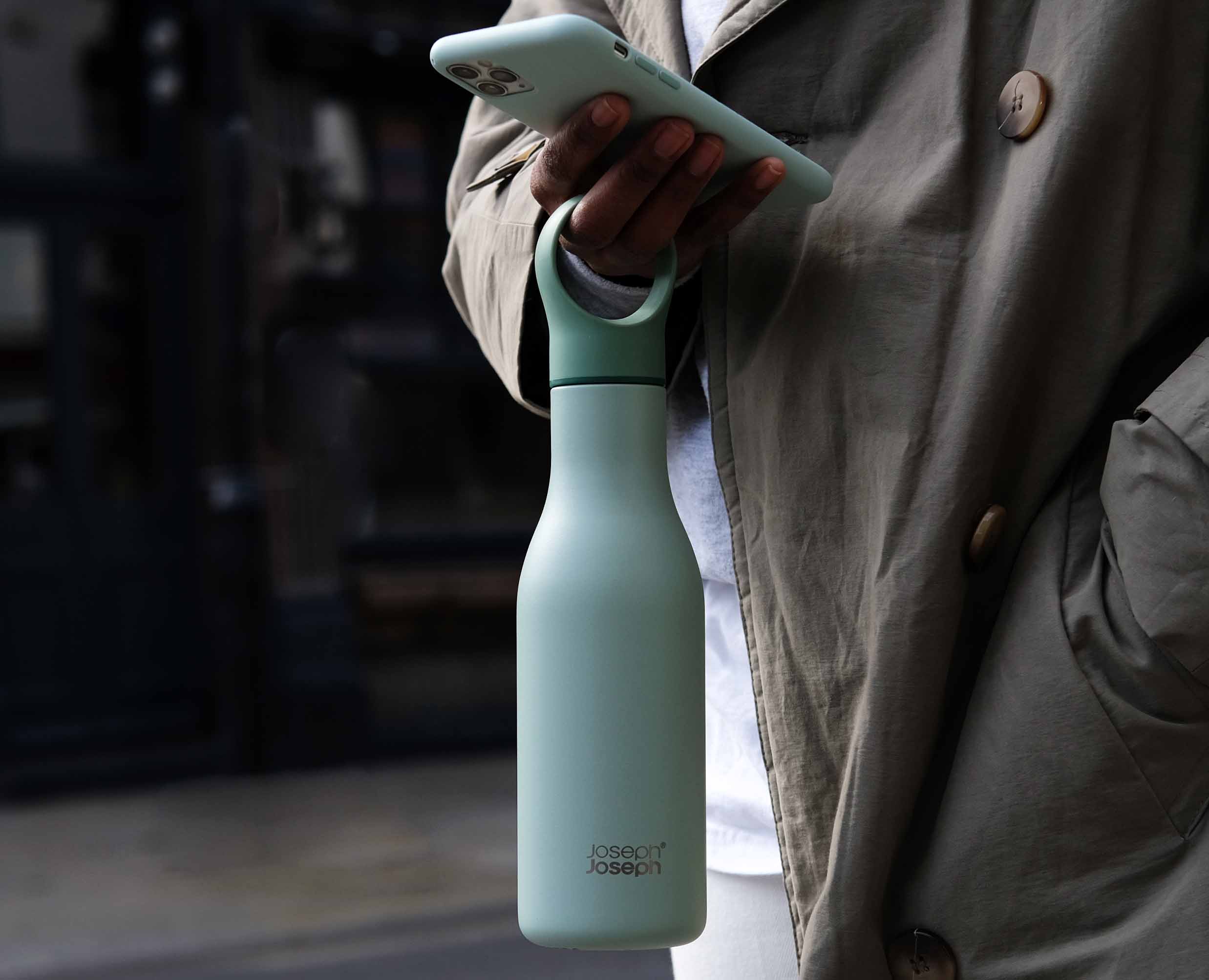 Loop™ 500ml Stainless-steel Green Vacuum Insulated Water Bottle - Image 3