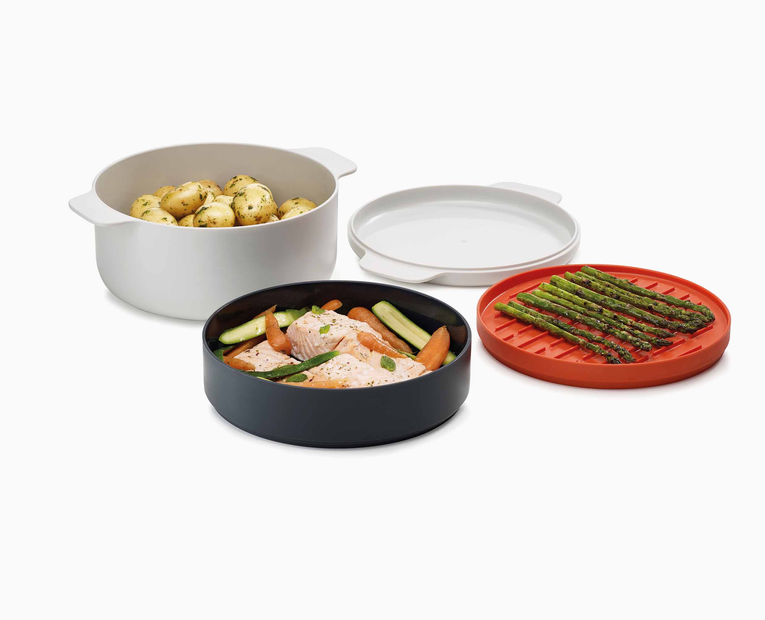 M-Cuisine™ 4-piece Orange Microwave Cooking Set - Image 7