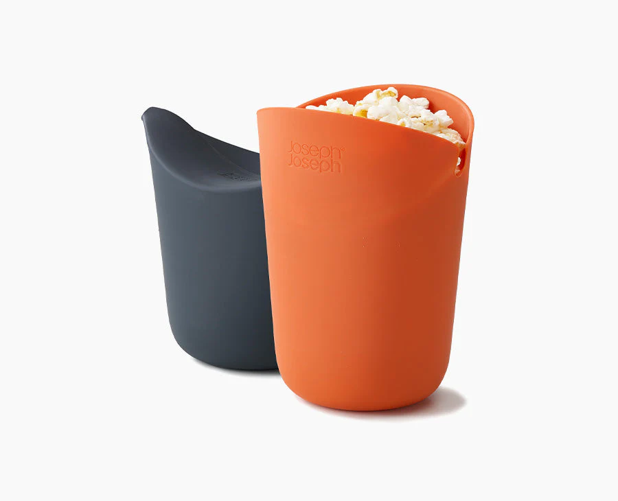 M-Cuisine™ 2-piece Orange Popcorn Maker Set