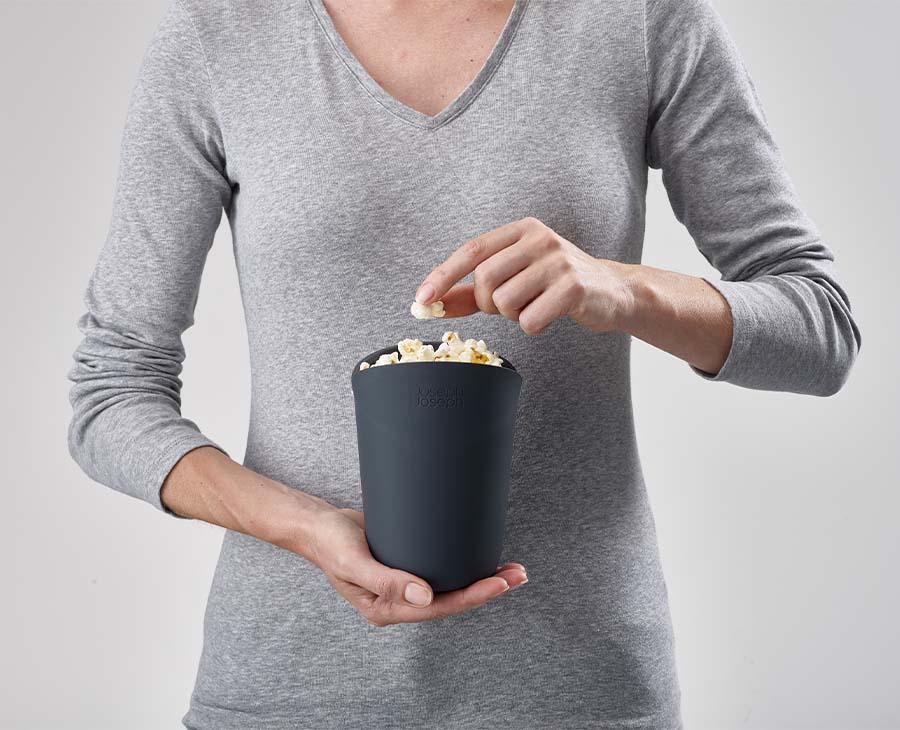 M-Cuisine™ 2-piece Orange Popcorn Maker Set - Image 2