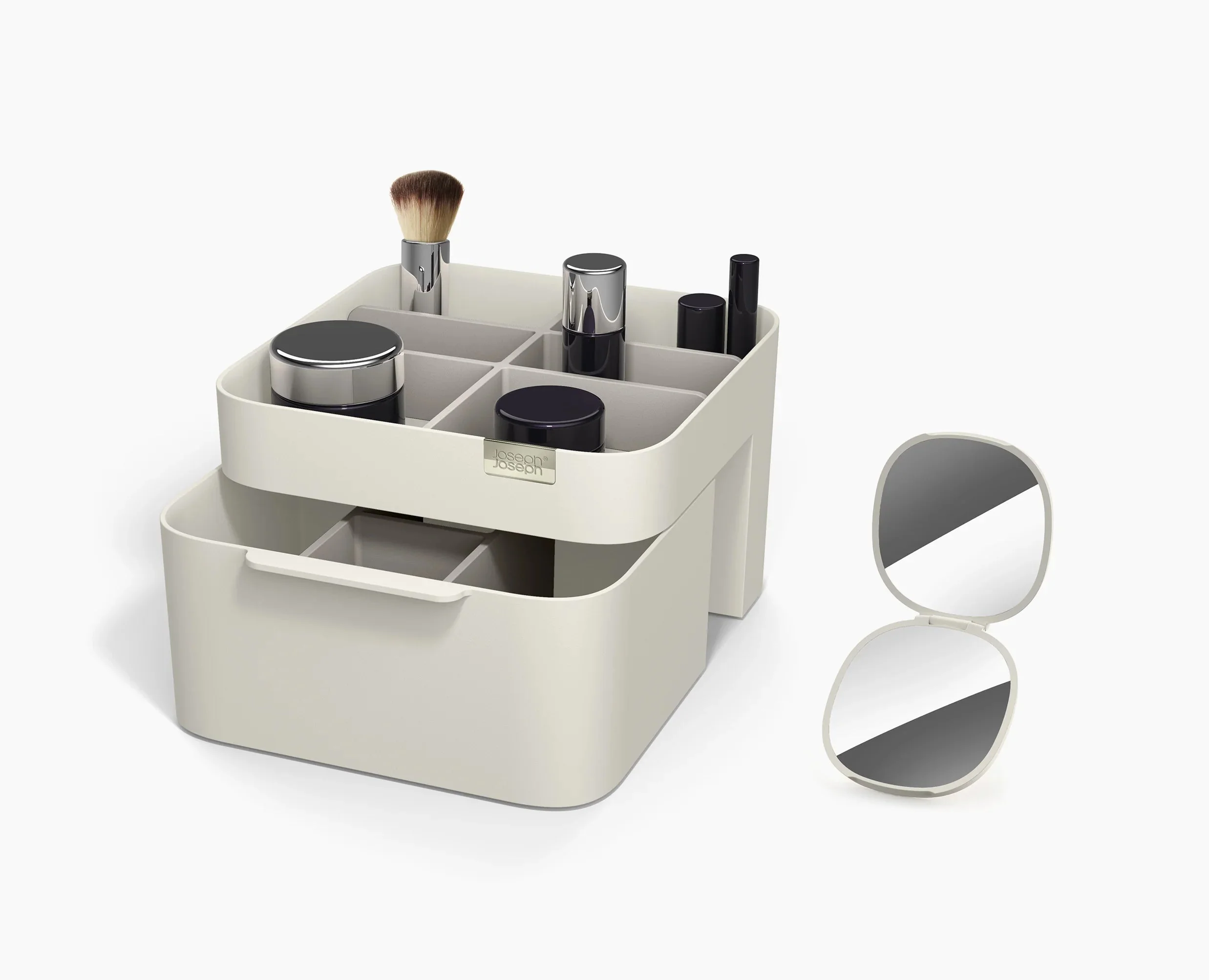 Make Me Up Compact Mirror & Makeup Organiser Set - Image 3