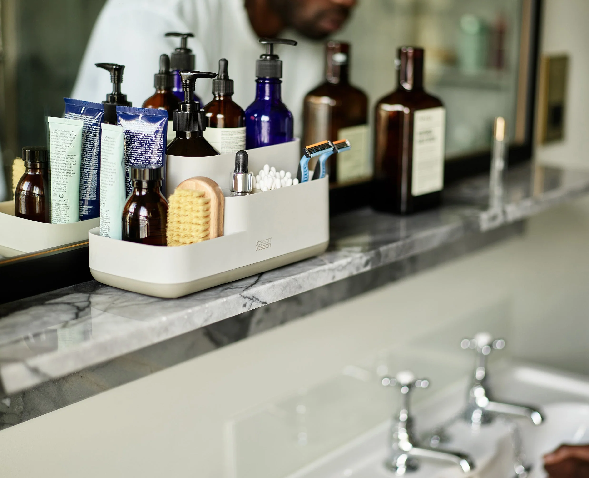 Matt Ecru Bathroom Set - Image 5