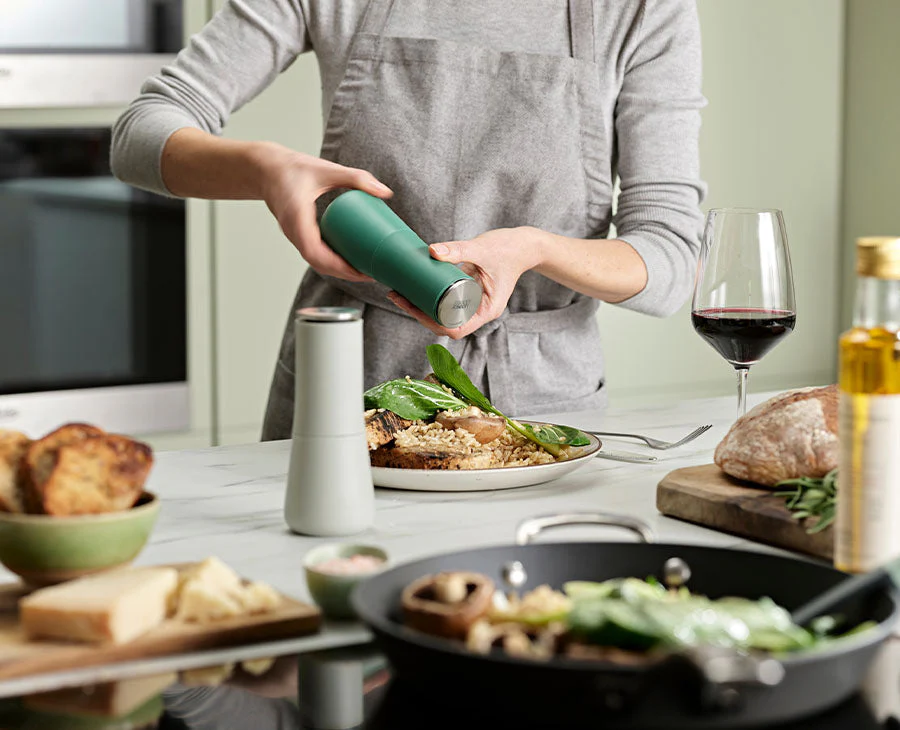 Milltop™ Green Salt & Pepper Mills - Editions - Image 2