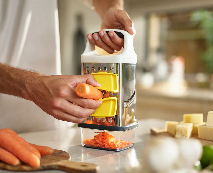 Multi-Grip Box Grater with Precision Food-Grip - Image 2