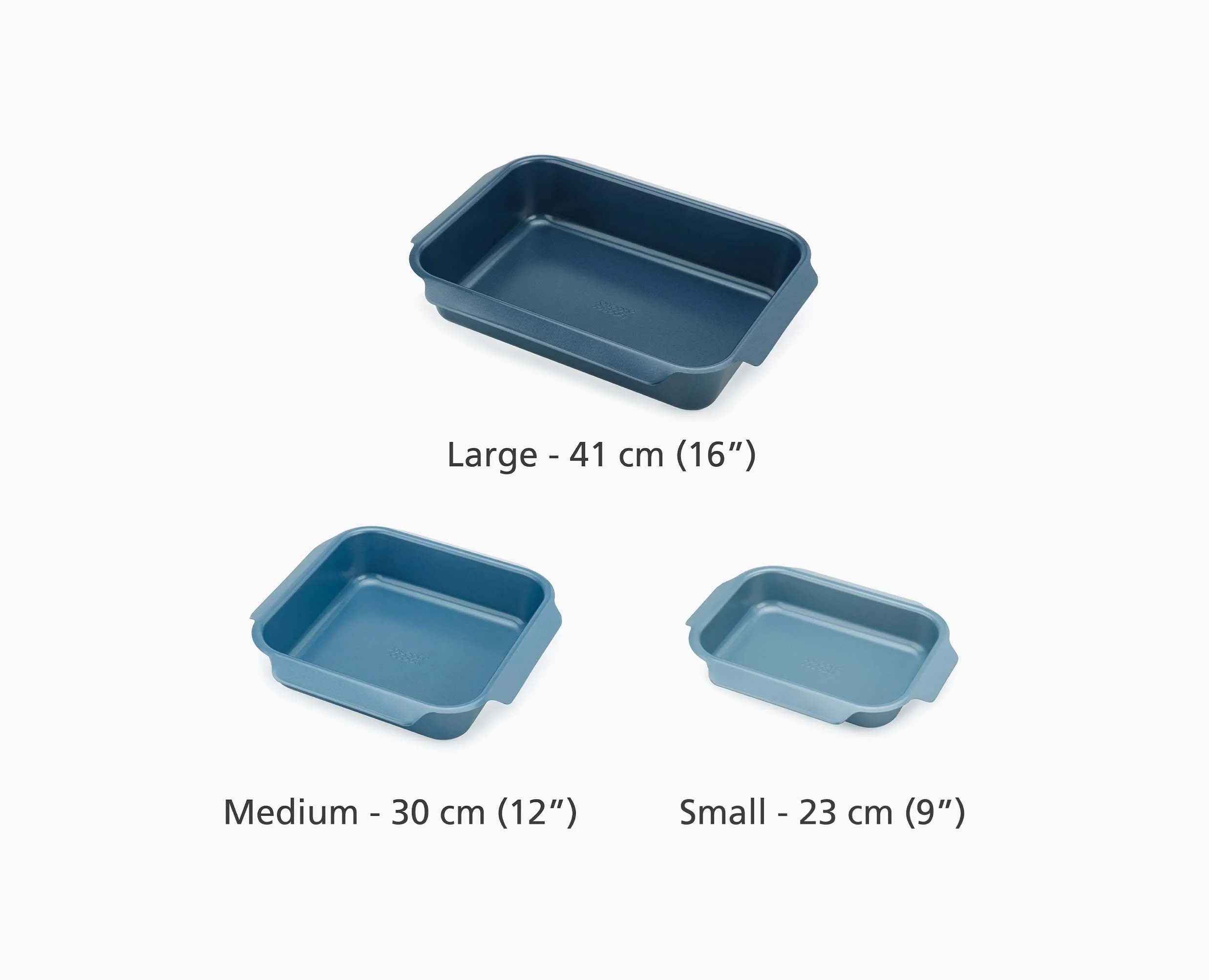Nest™ Oven Non-stick 3-piece Blue Roasting Tray Set - Image 5