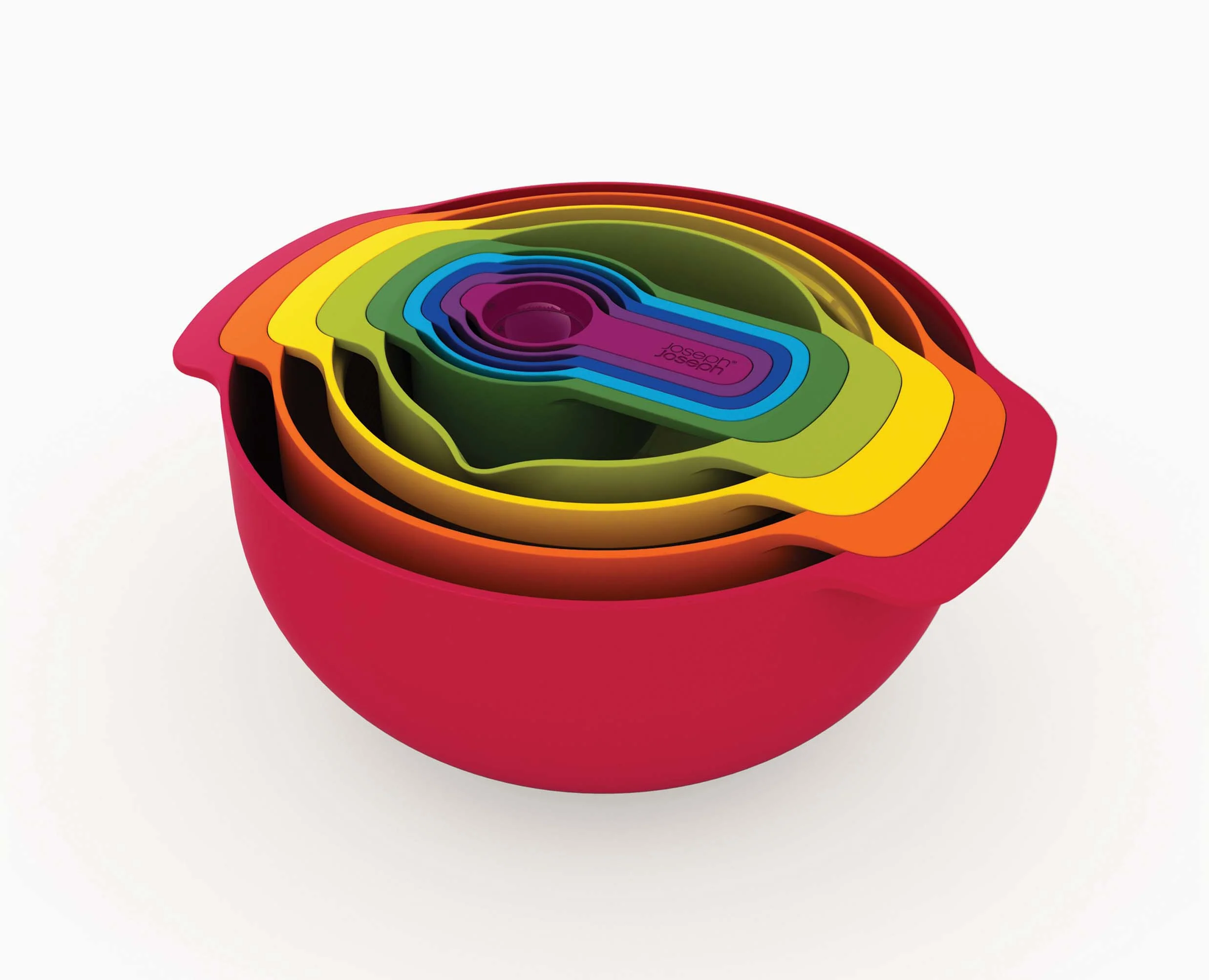 Nest™ 9 Plus Red Bowl Set - Image 3