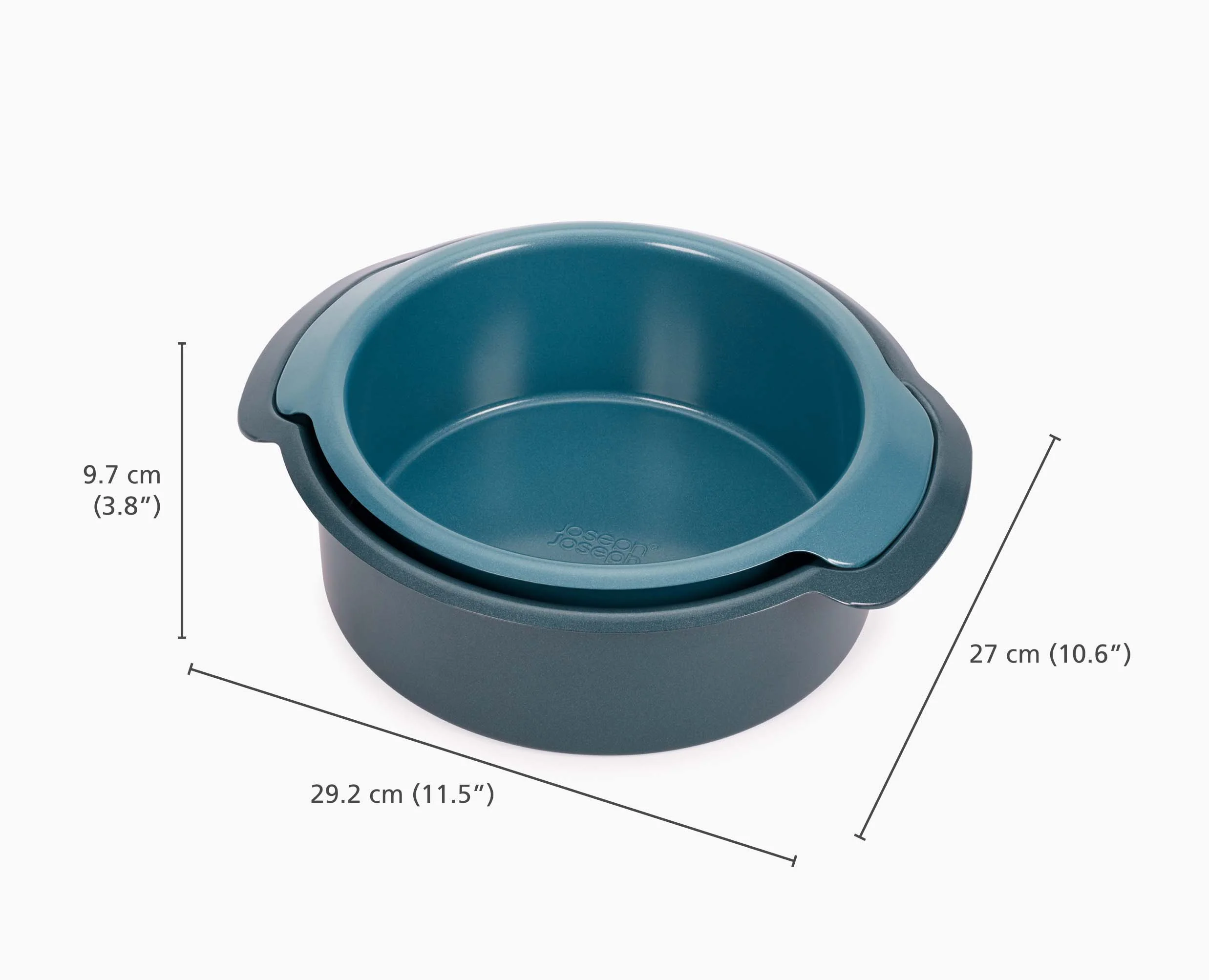 Nest™ Bake Non-Stick 2-piece Blue Round Cake Tin Set - Image 5