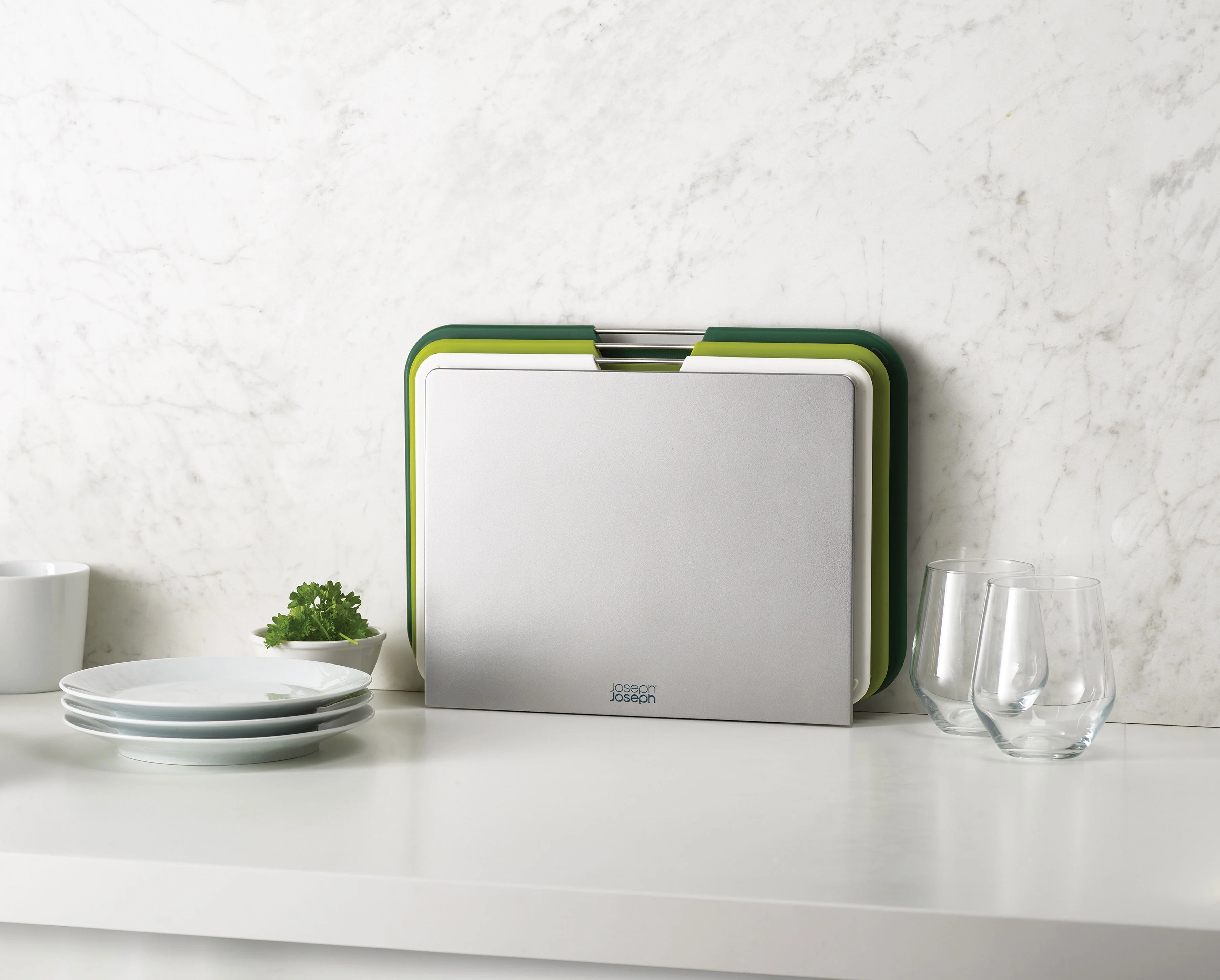 Nest™ Boards 3-piece Green Chopping Board Set - Image 2