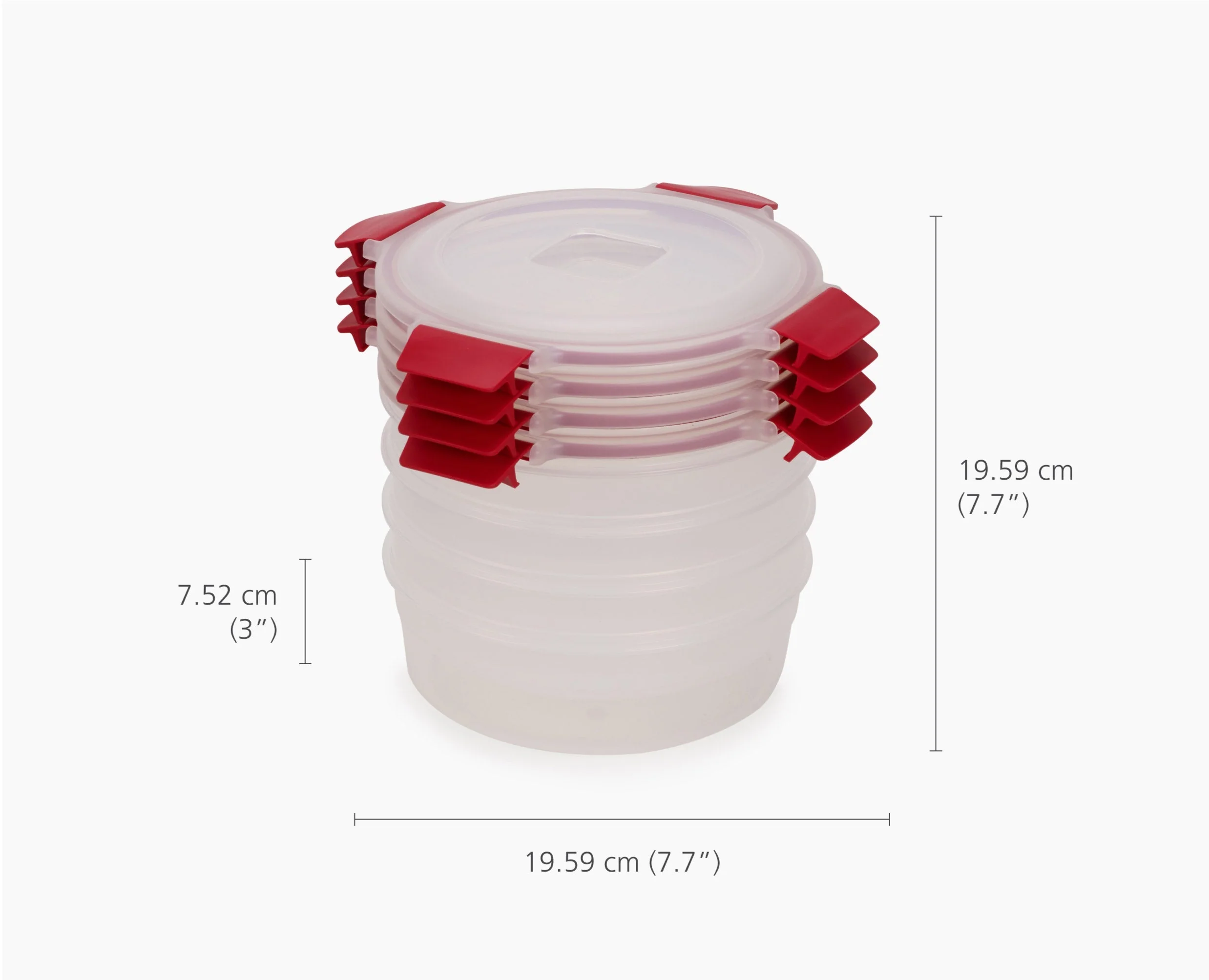 Nest™ Lock 8-Piece Red Container Set - Image 6