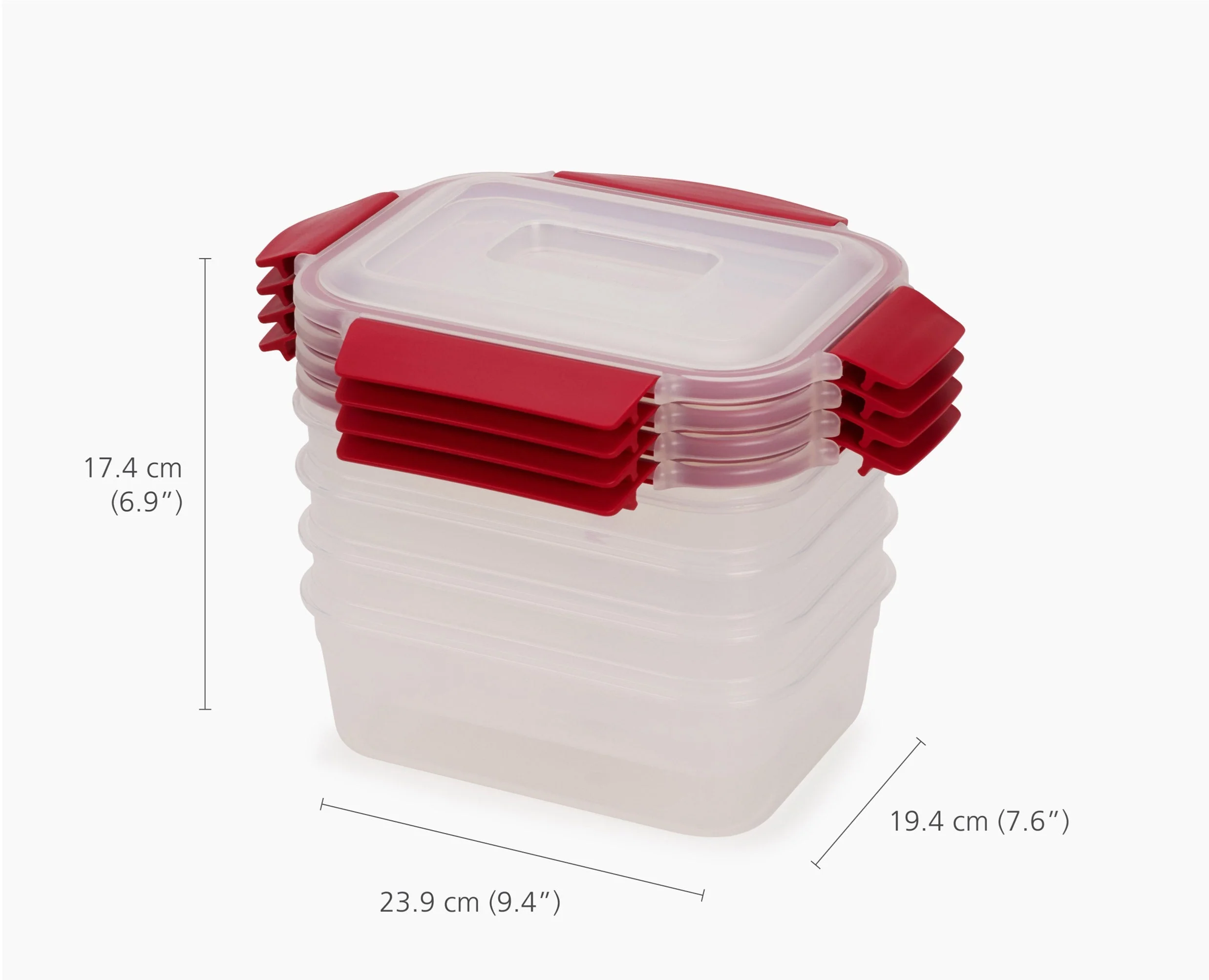 Nest™ Lock 8-Piece Red Container Set - Image 7