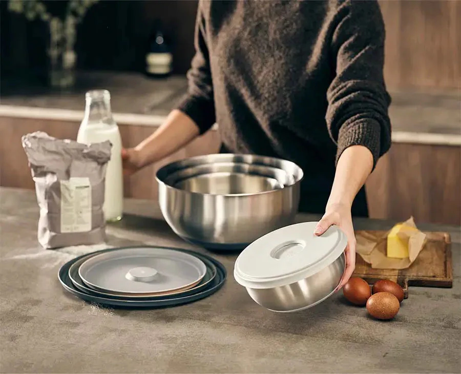 Nest™ Prep&Store Stainless-steel Bowl Set - Image 2