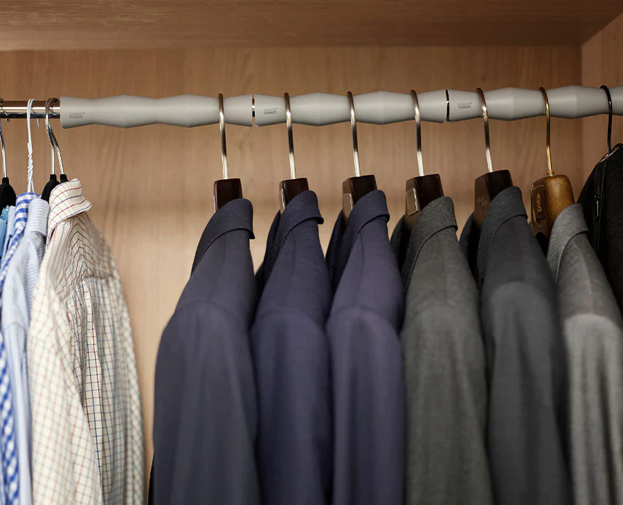 Orderly™ Set of 2 Grey Clothes Rail Large Spacer Set - Image 2