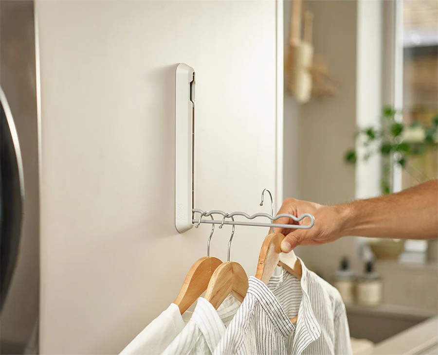Orderly™ Ecru Retractable Hanging Rail - Image 2