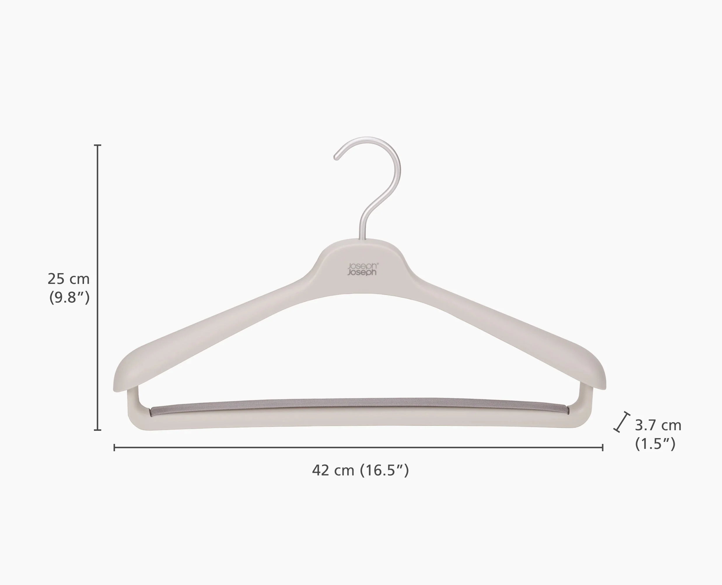 Orderly™ Set of 2 Ecru Suit & Coat Hangers - Image 5
