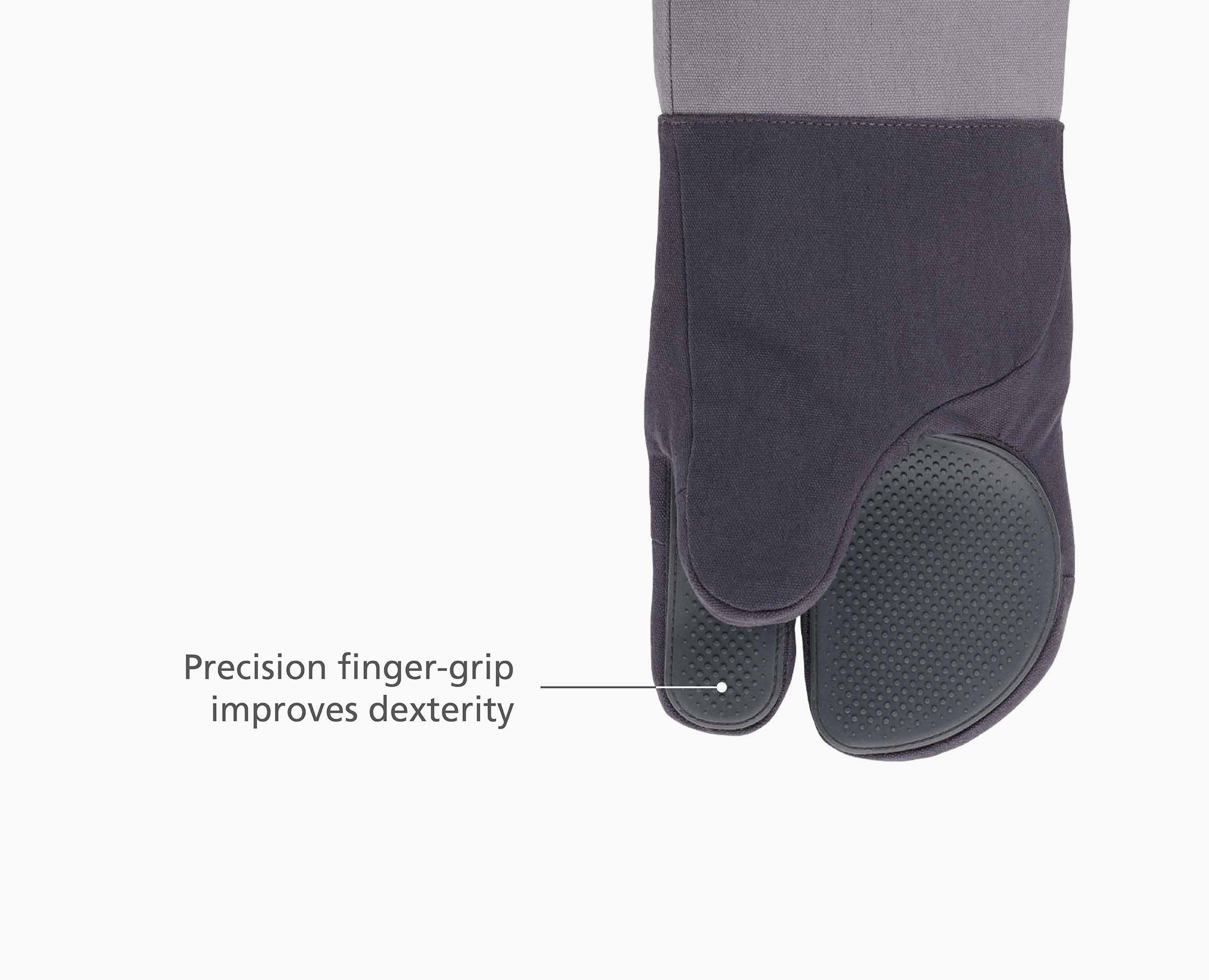Pinch™ Easy-grip Set of 2 Grey Oven Gloves - Image 8