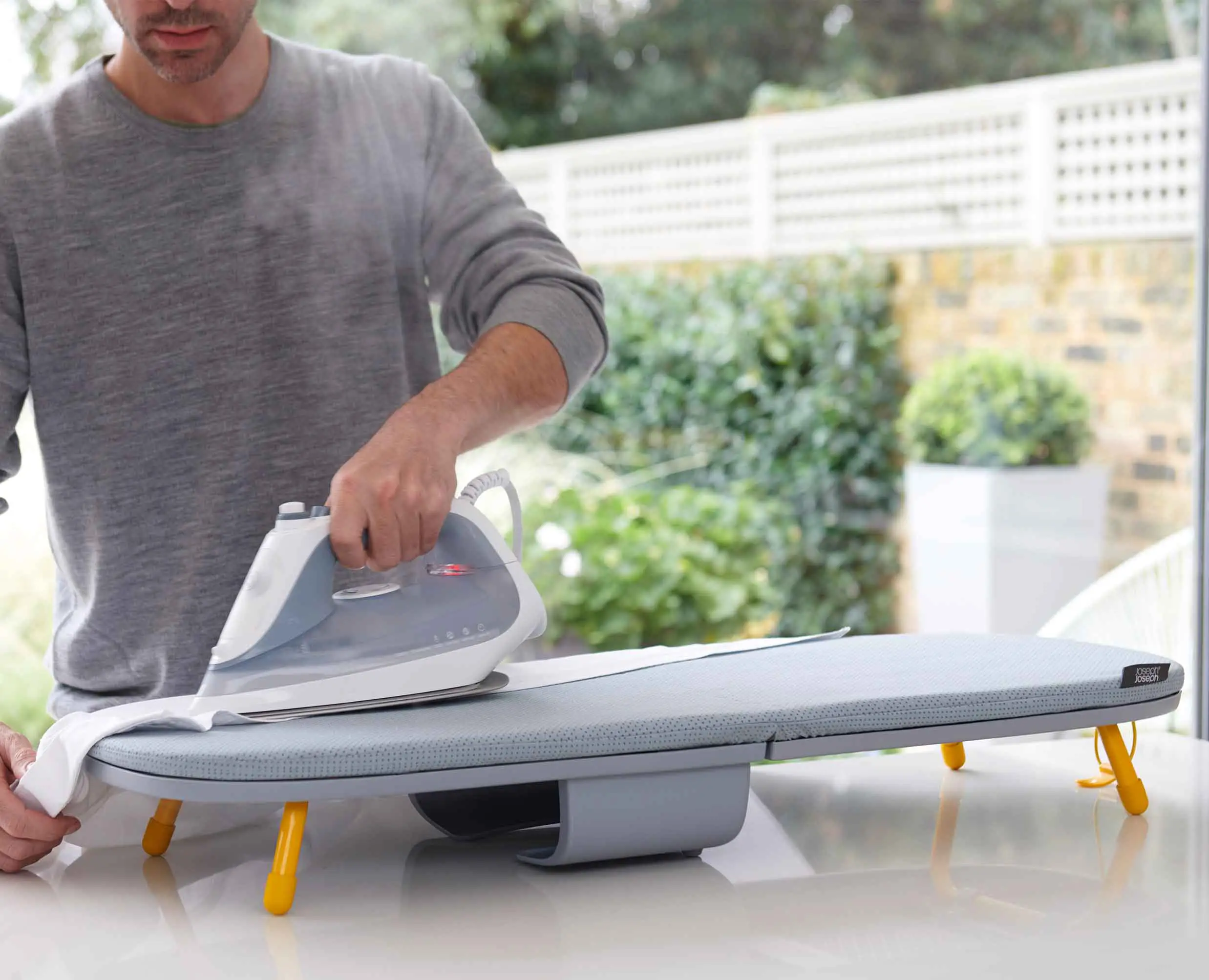 Pocket 90cm Grey Ironing Board Cover - Image 3