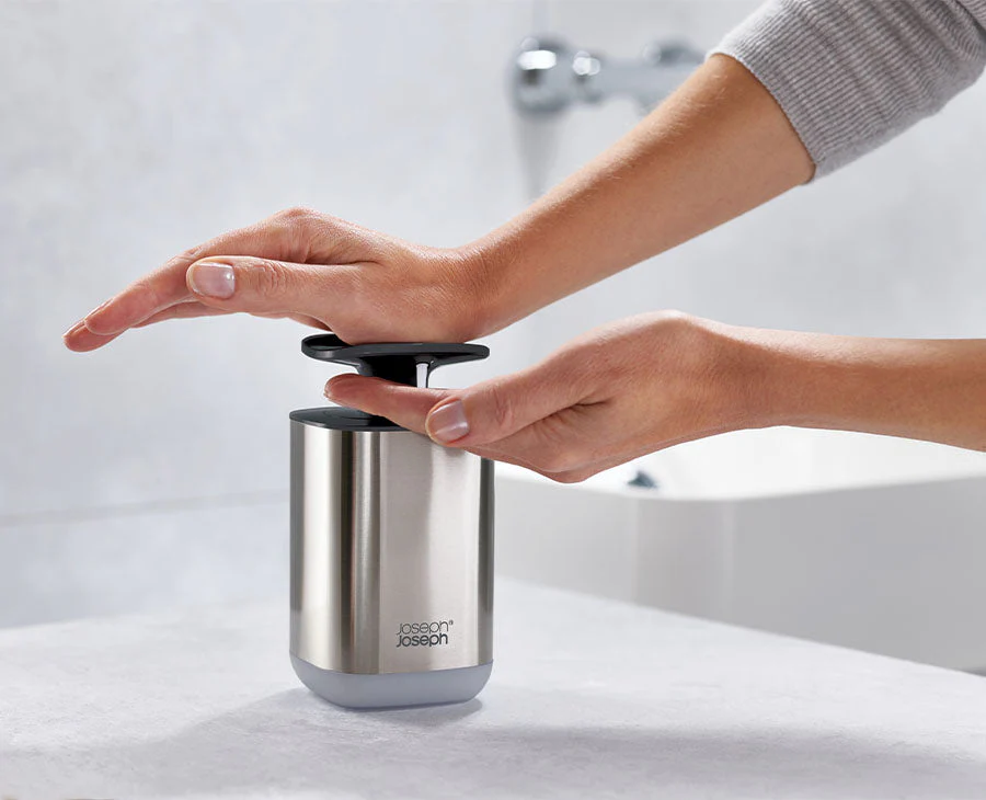 Presto™ Steel Grey Hygienic Soap Dispenser - Image 2