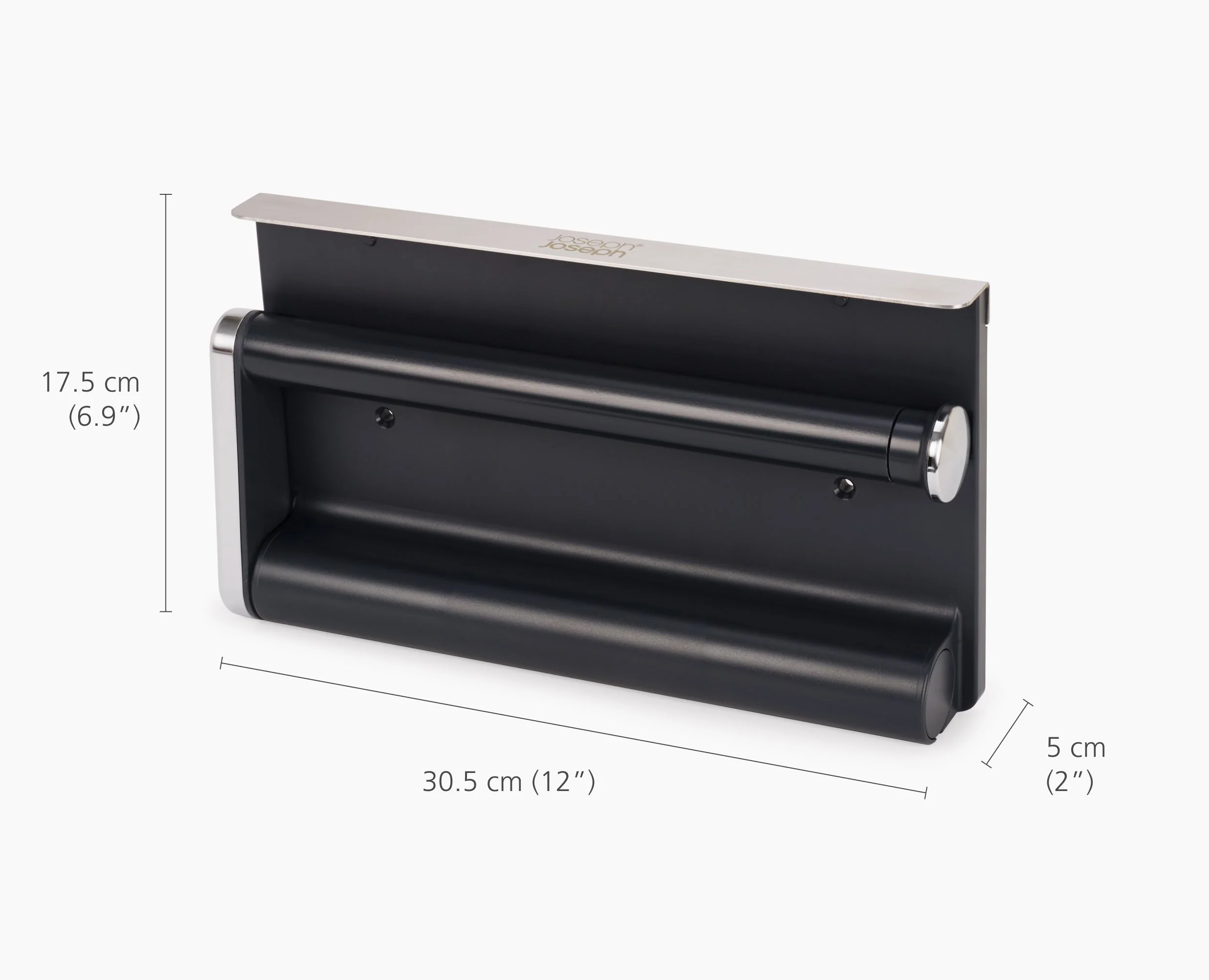 RollGrip Under-Shelf Stainless-Steel Kitchen Roll Holder - Image 7