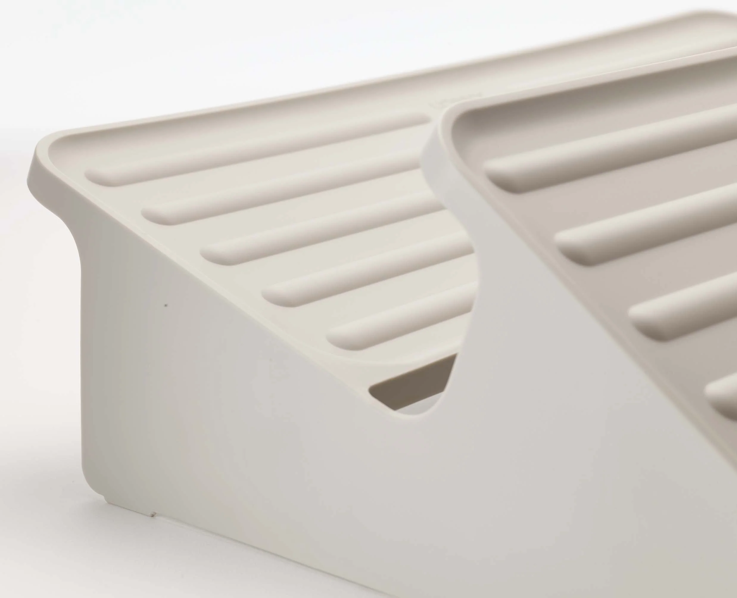 Shoe-In™ Large Space-saving Ecru Shoe Rack - Image 4