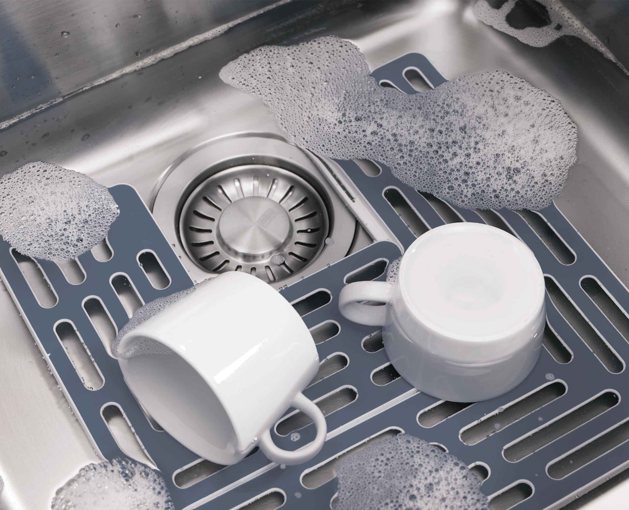 Sink Saver™ Grey Adjustable Sink Mat - Image 3