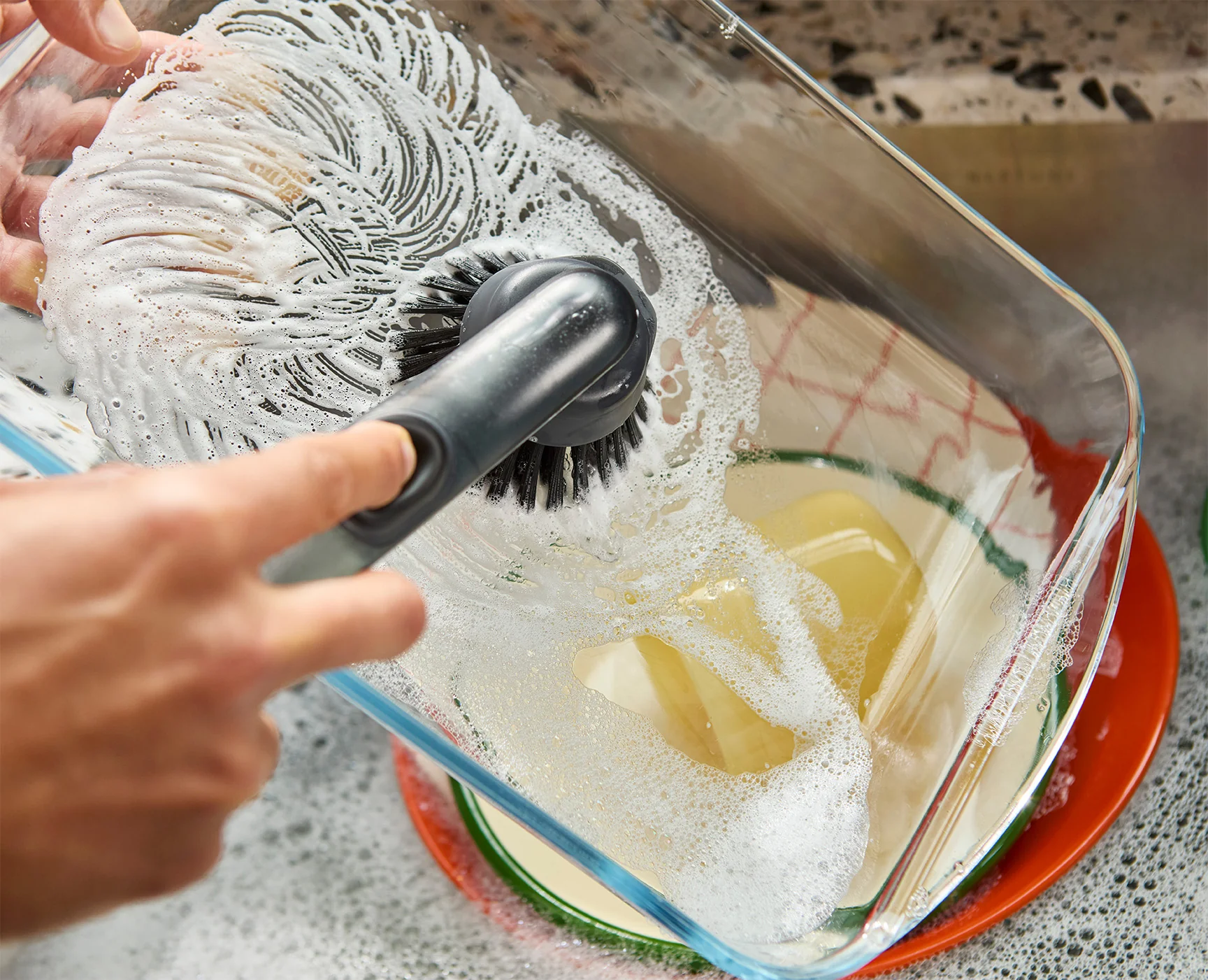 SinkTech™ Soap Dispensing Washing Up Brush with Replacement Head - Image 2