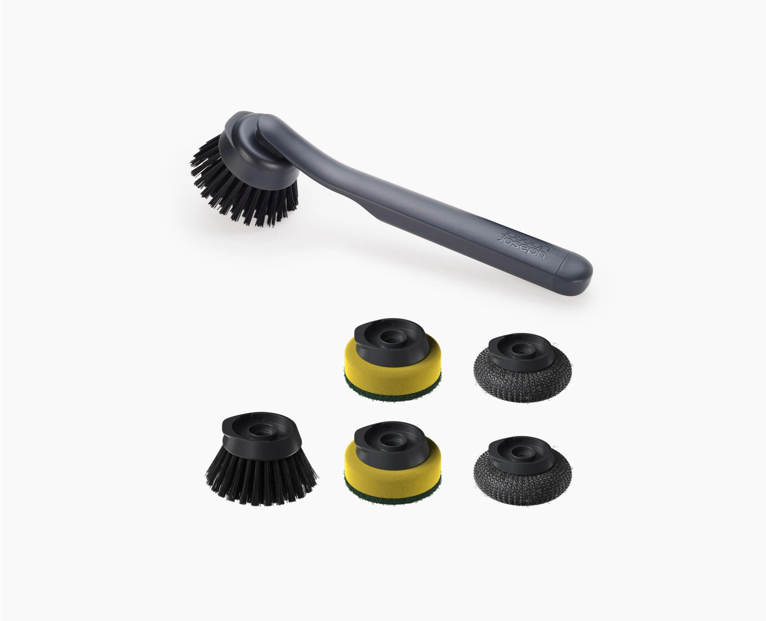 SinkTech™ Washing-Up Brush with Replacement Head & Extra Heads - Image 3