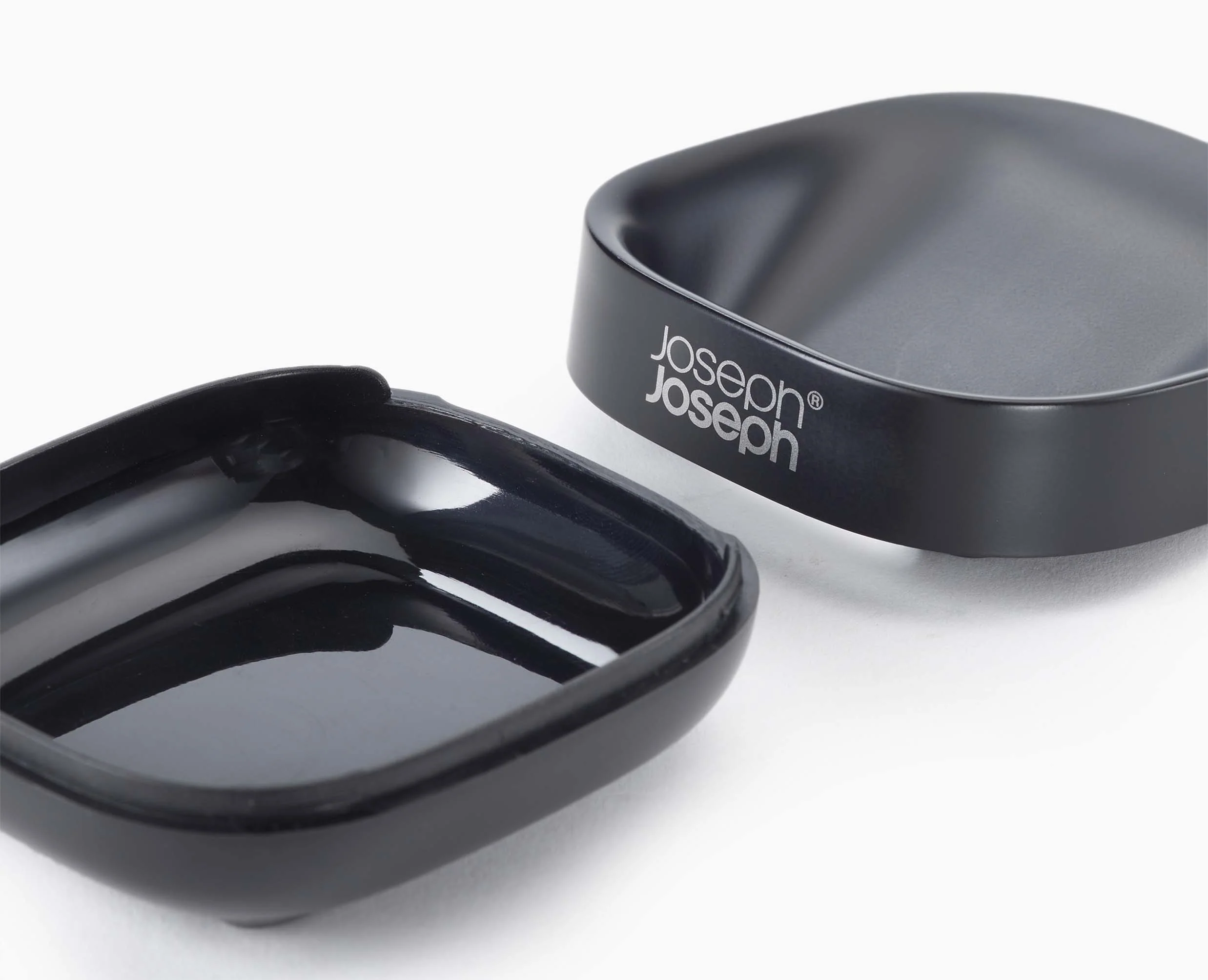Slim™ Compact Matt Black Soap Dish - Image 7
