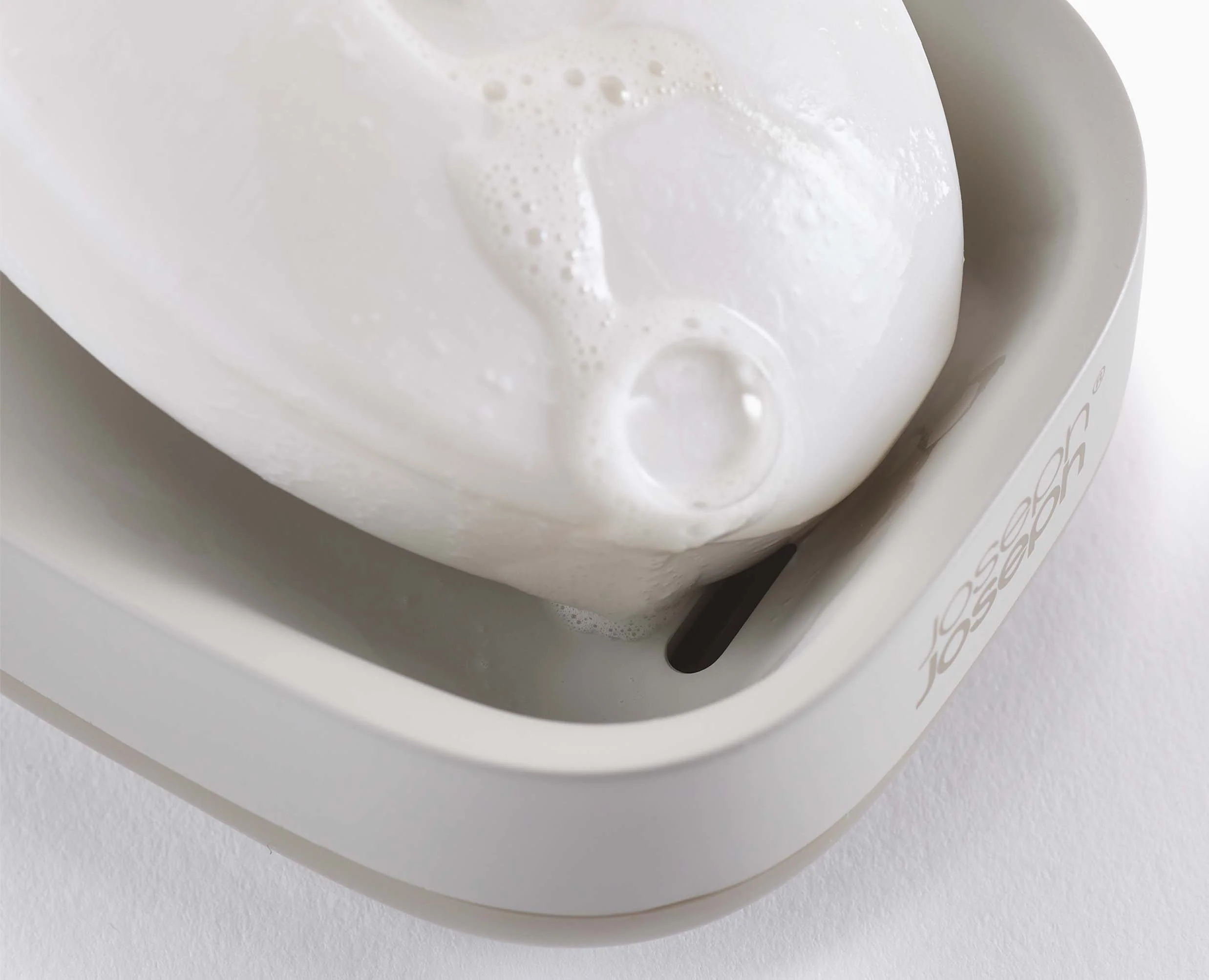 Slim™ Compact Matt Ecru Soap Dish - Image 4