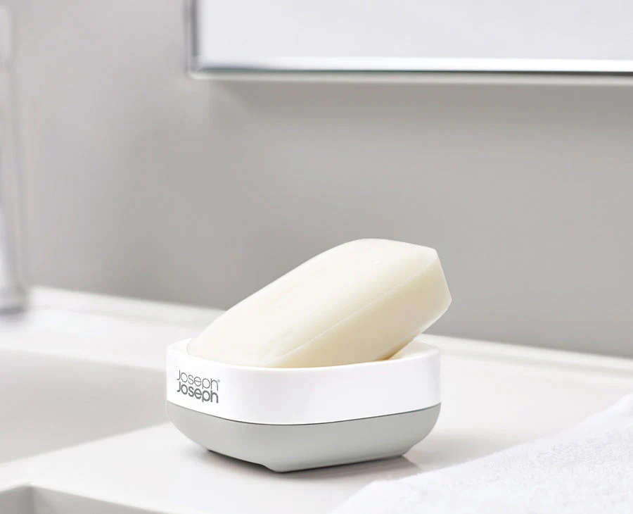 Slim™ Compact Light Grey Soap Dish - Image 2